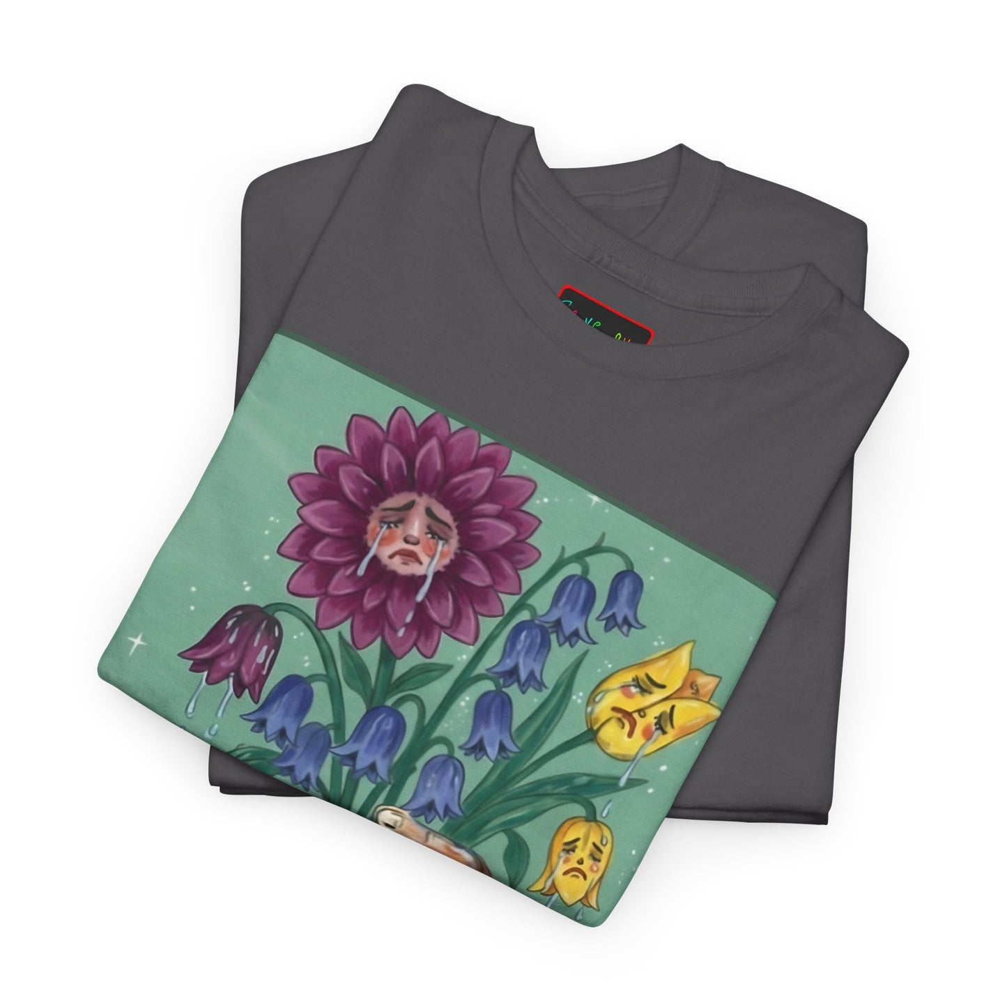 Faithful Flowers V SOC Heavy Cotton Tee