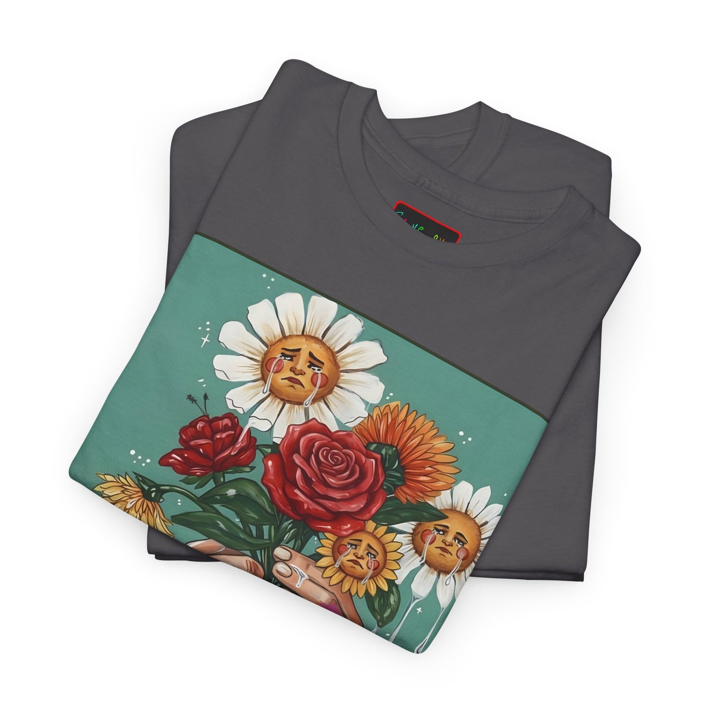 Faithful Flowers SOC Heavy Cotton Tee