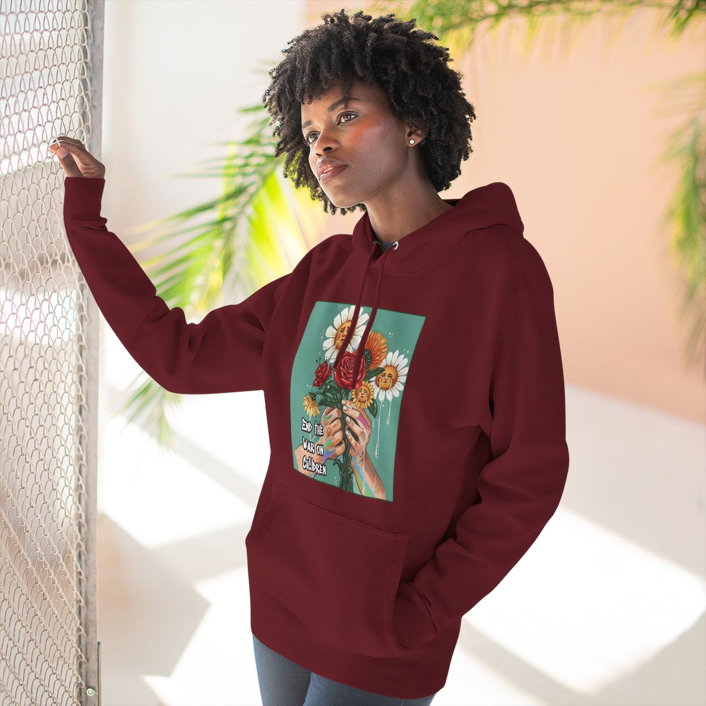 Faithful Flowers SOC Fleece Hoodie