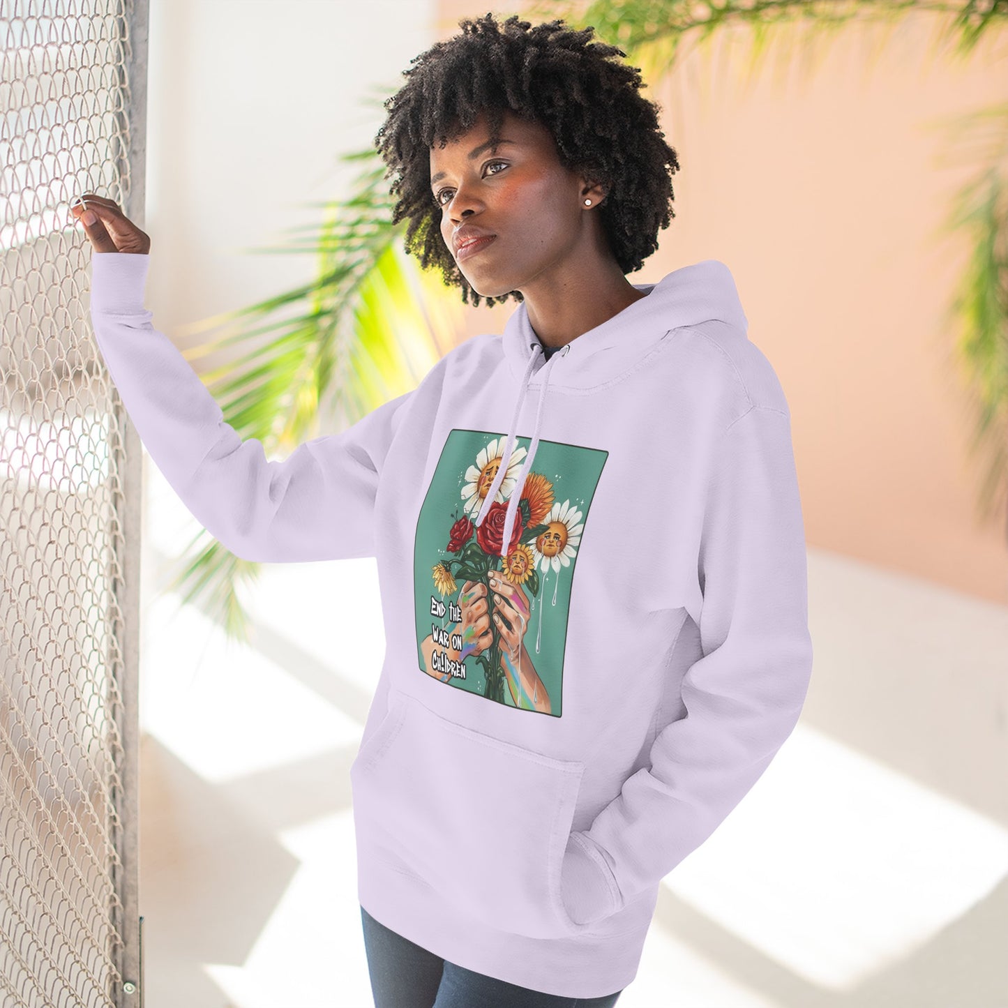 Faithful Flowers SOC Fleece Hoodie