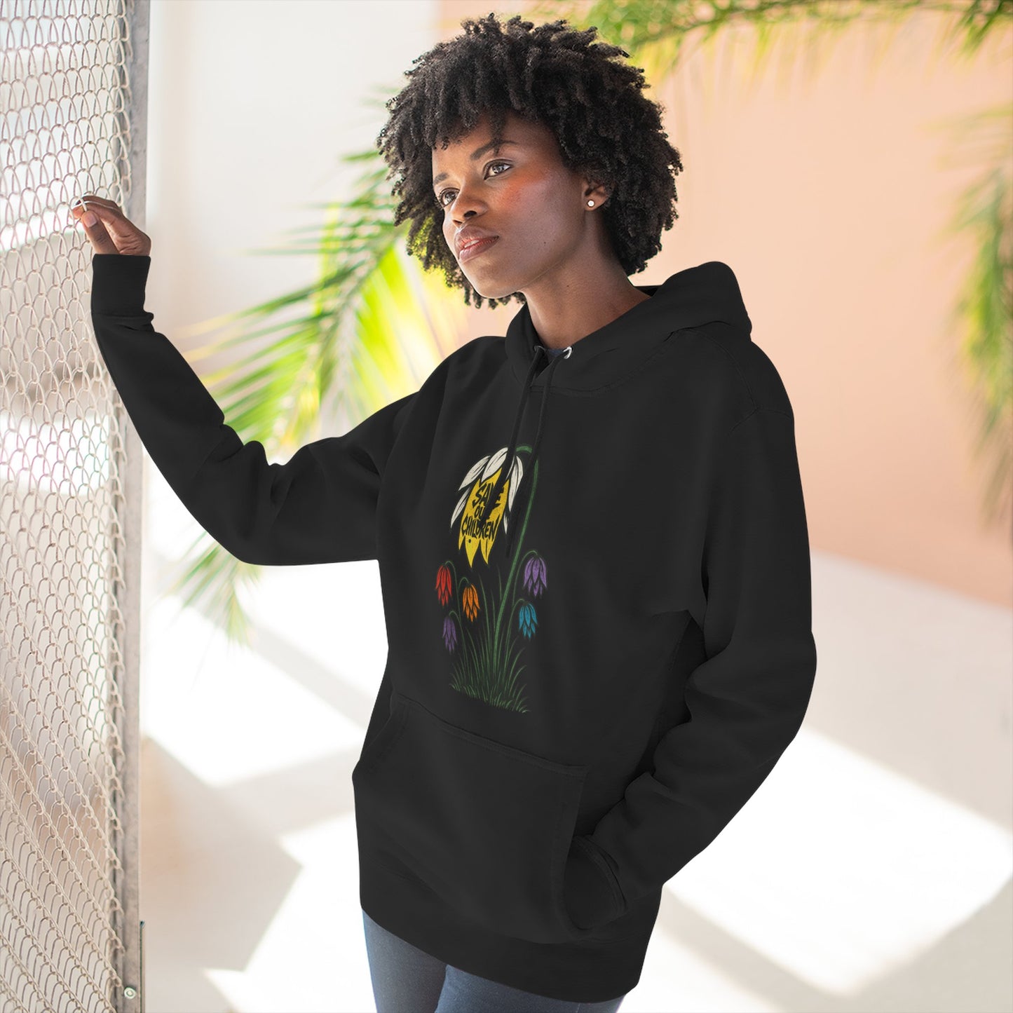 SOC Floral Fleece Hoodie