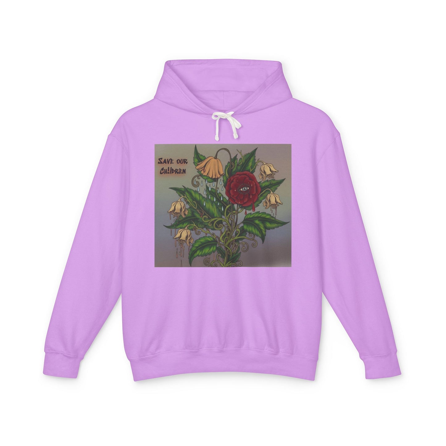 Faithful Flowers - SOC Lightweight Hooded Sweatshirt (no kangaroo pocket)