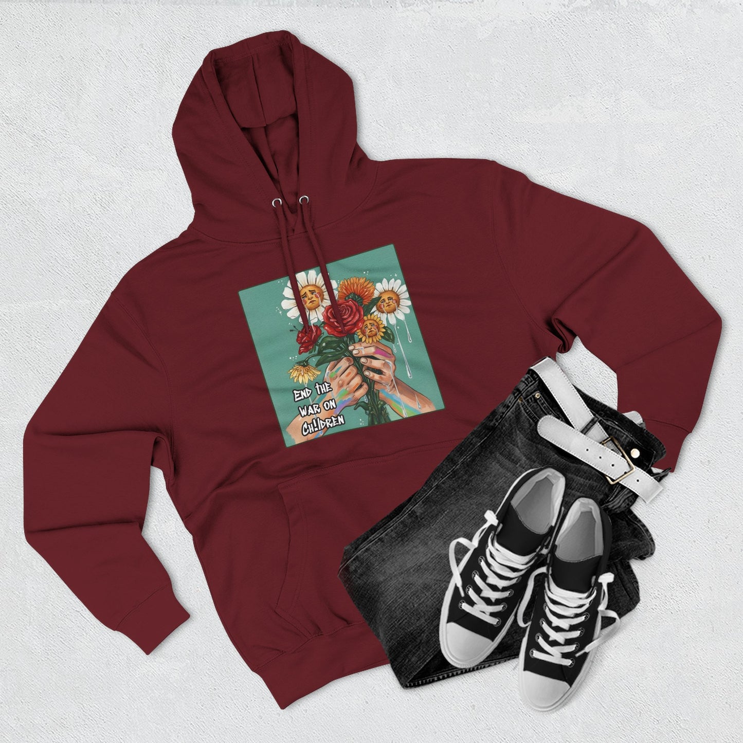 Faithful Flowers SOC Fleece Hoodie