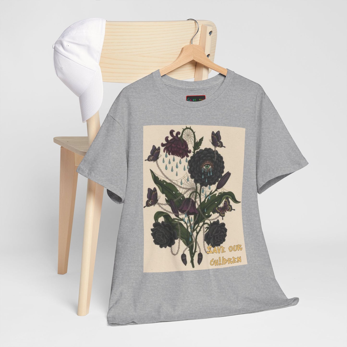 Faithful Flowers III SOC Heavy Cotton Tee