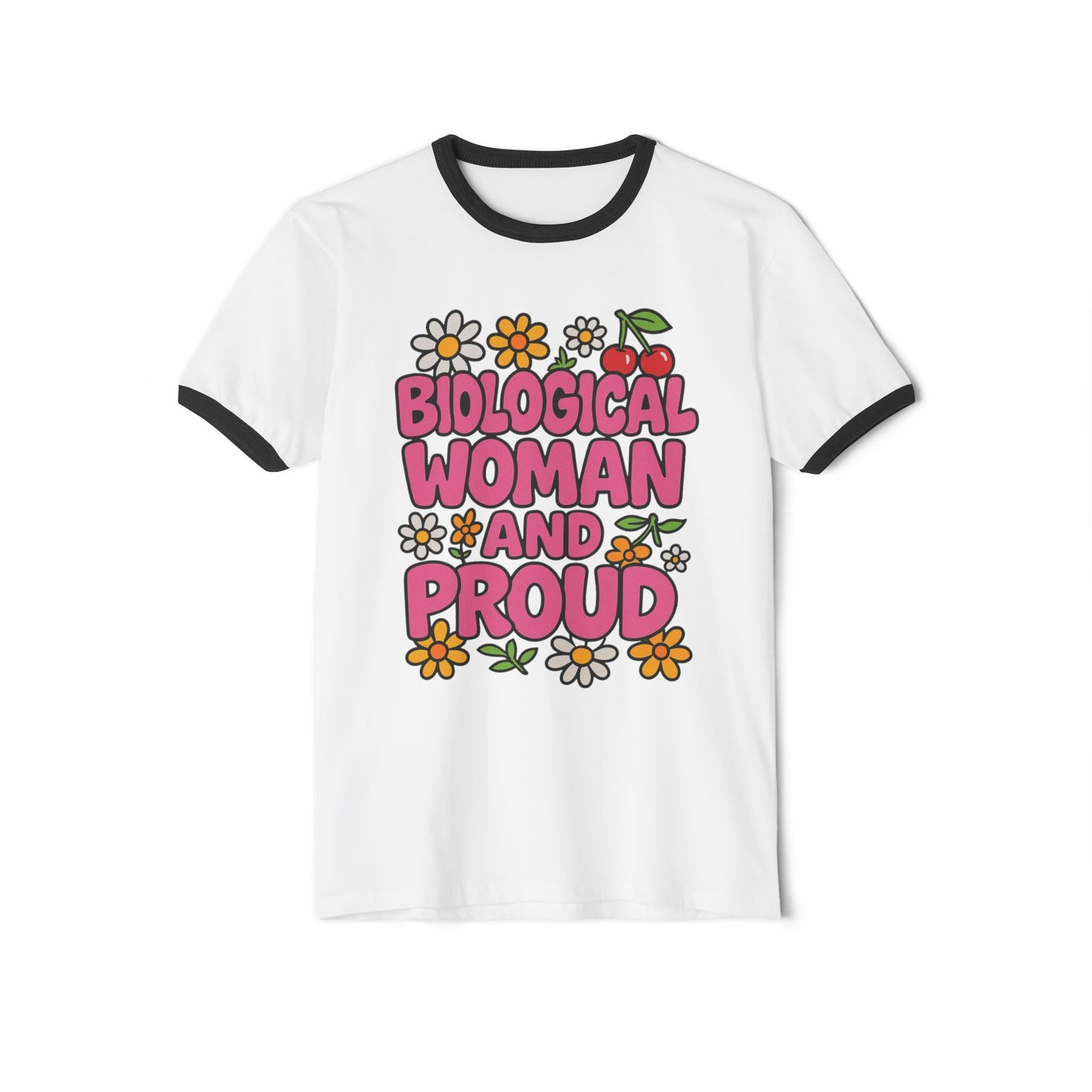 Bio-Woman Pride Ringer T-Shirt