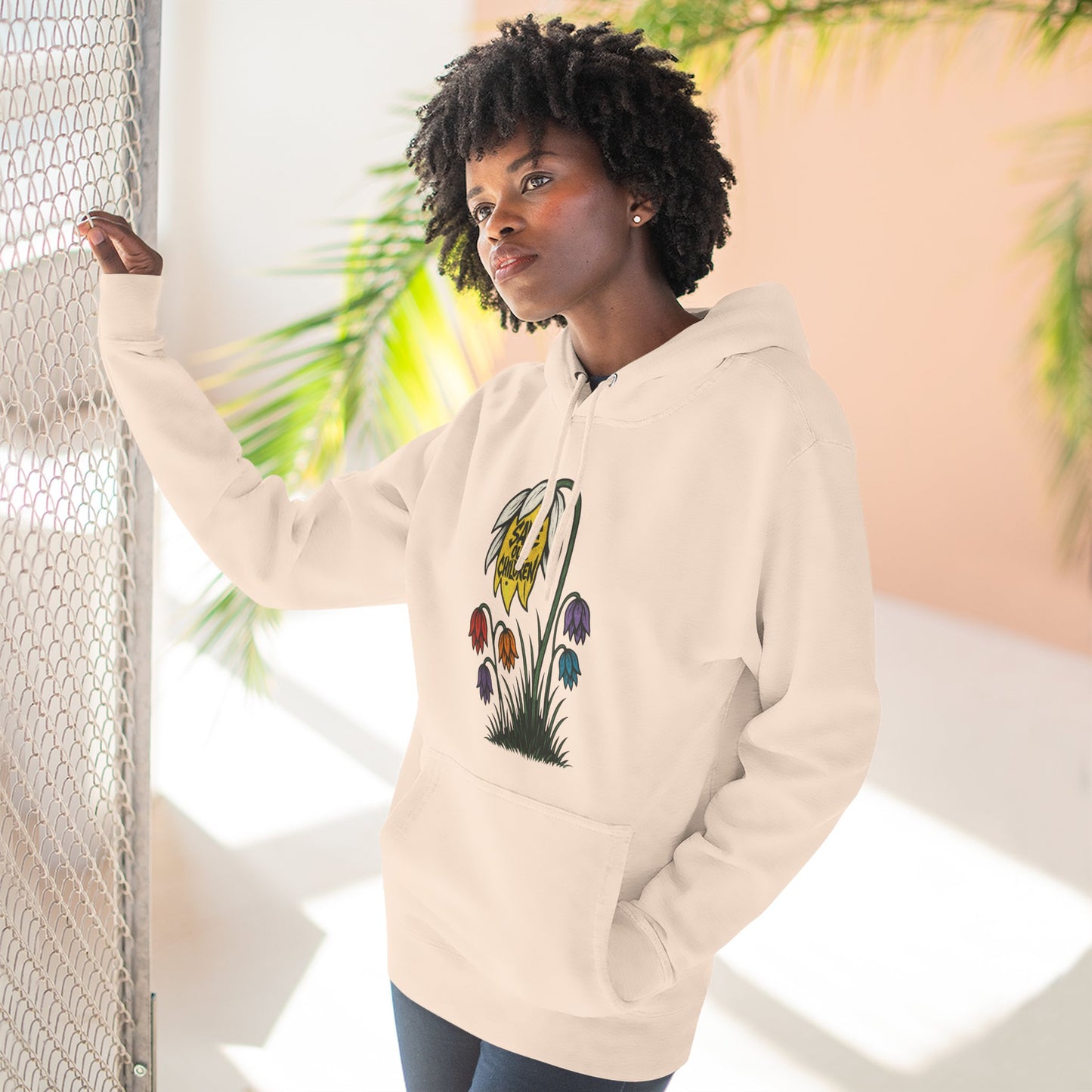 SOC Floral Fleece Hoodie