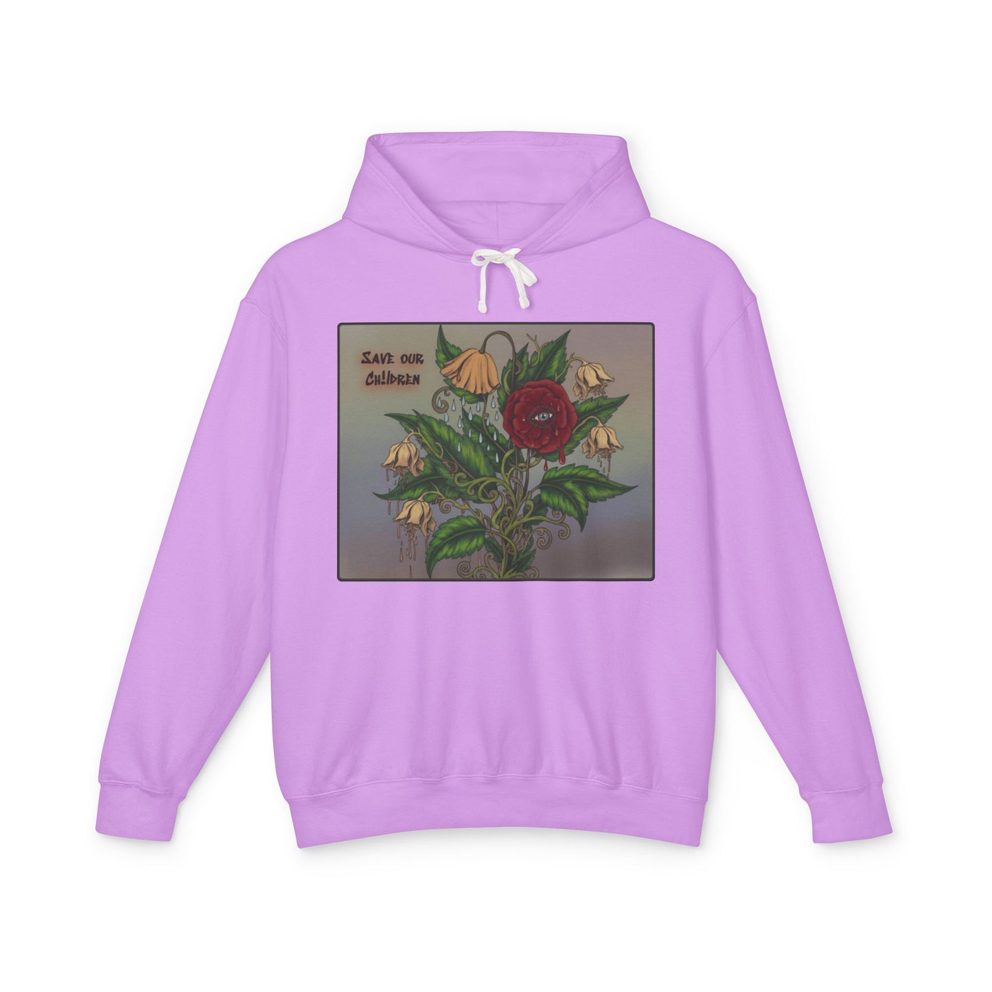 Faithful Flowers II - SOC Lightweight Hooded Sweatshirt (no kangaroo pocket)