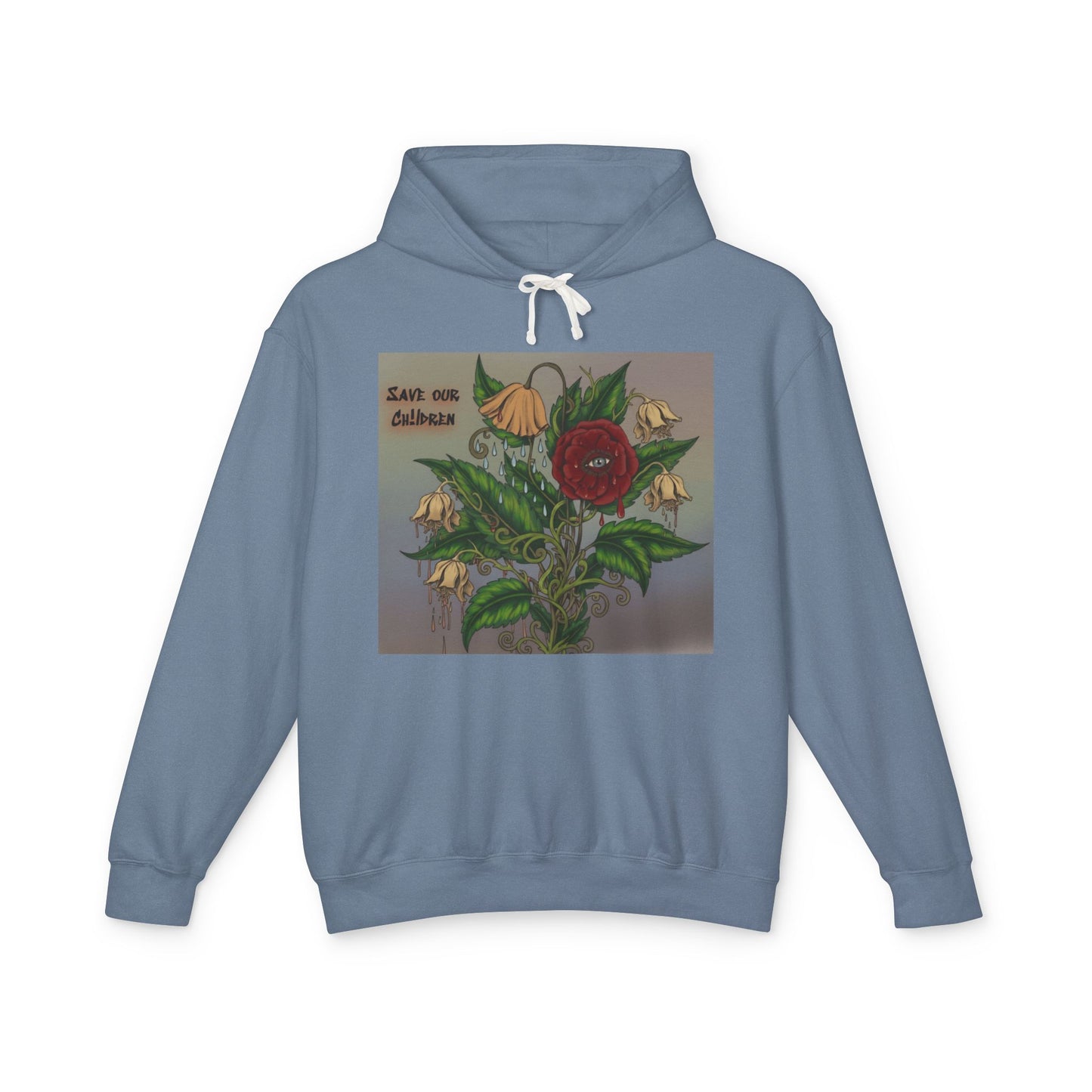 Faithful Flowers - SOC Lightweight Hooded Sweatshirt (no kangaroo pocket)
