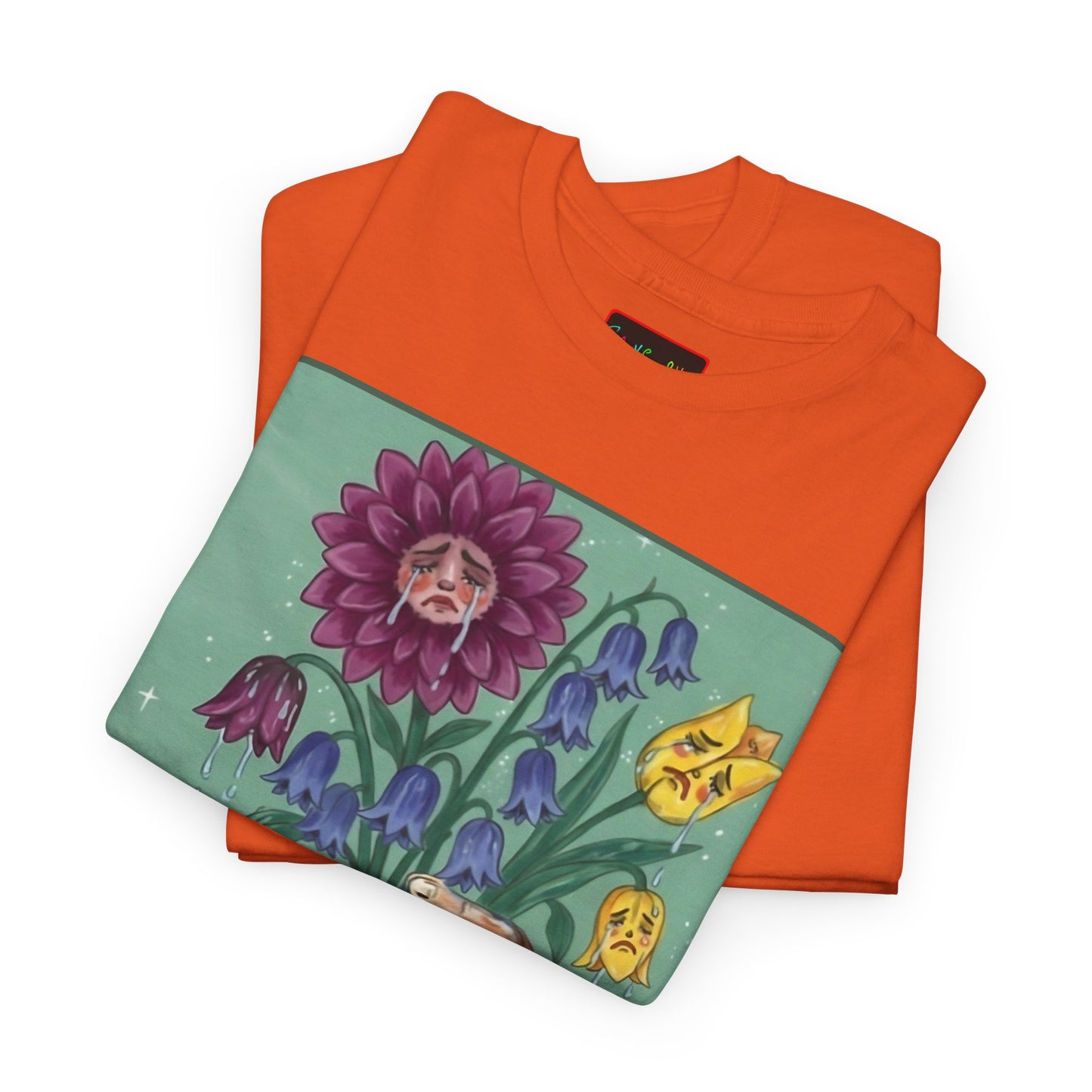 Faithful Flowers V SOC Heavy Cotton Tee