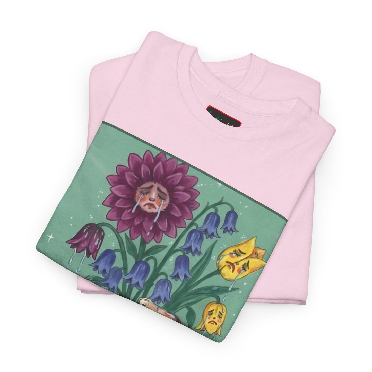 Faithful Flowers V SOC Heavy Cotton Tee