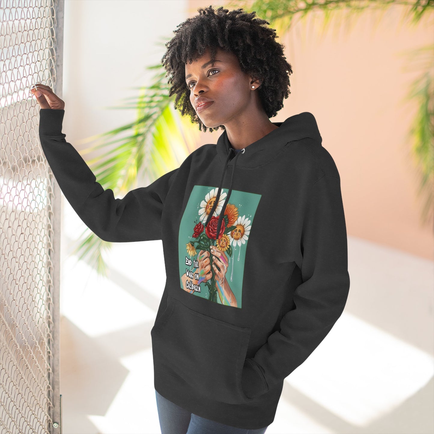 Faithful Flowers SOC Fleece Hoodie
