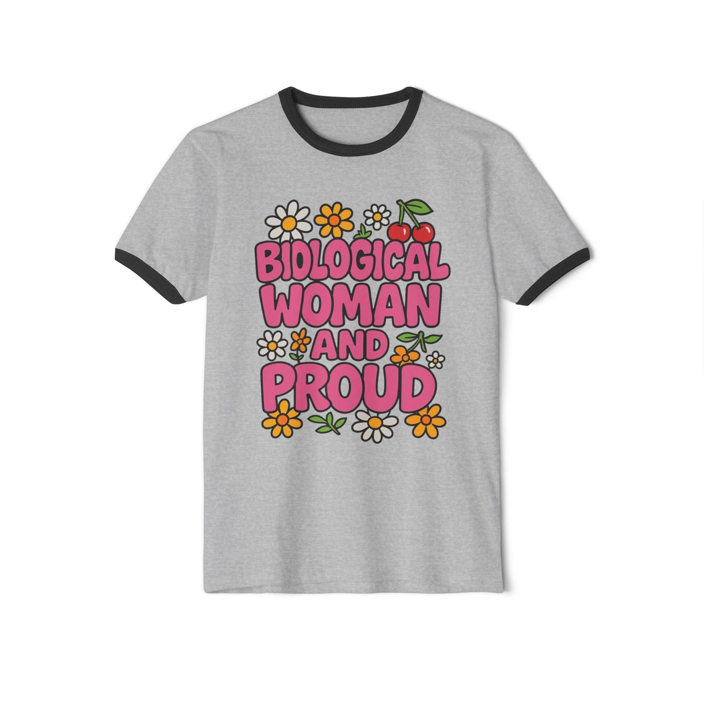 Bio-Woman Pride Ringer T-Shirt