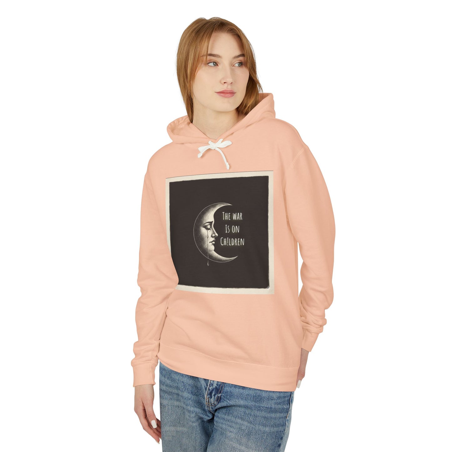 Waxing Moon - SOC Lightweight Hooded Sweatshirt (no kangaroo pocket)