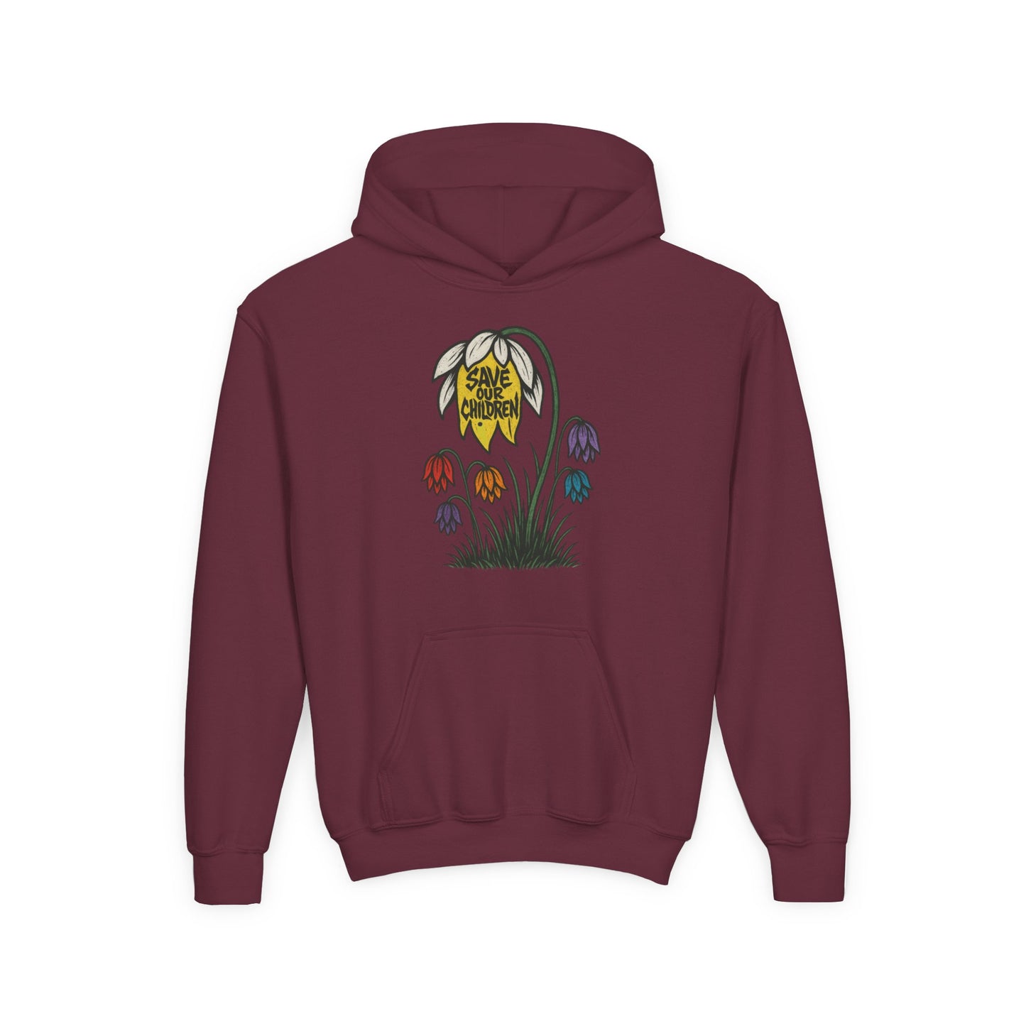 "Save Our Ch!ldren" Eco-Friendly Hoodie for Kids