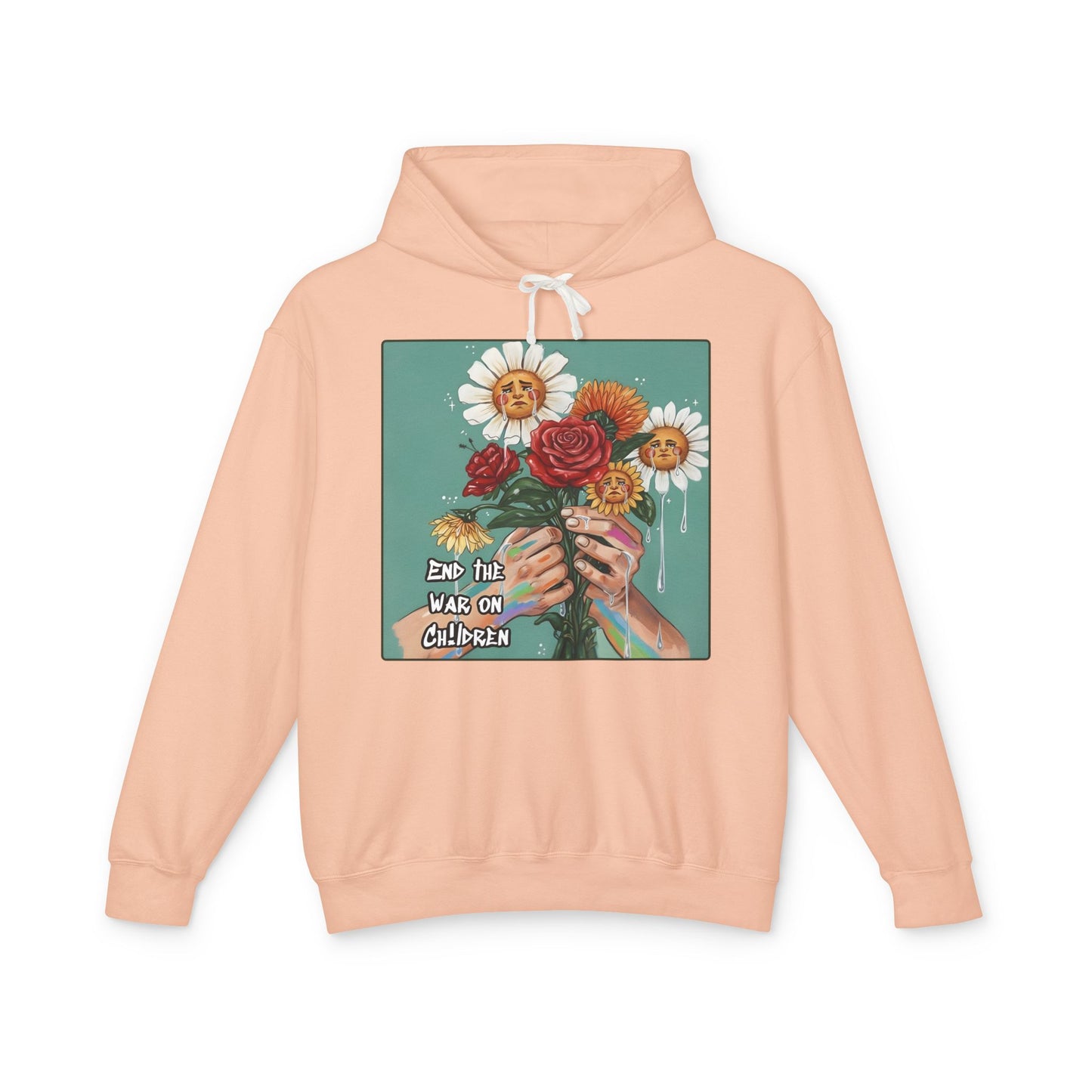 Faithful Flowers - SOC Lightweight Hooded Sweatshirt (no kangaroo pocket)