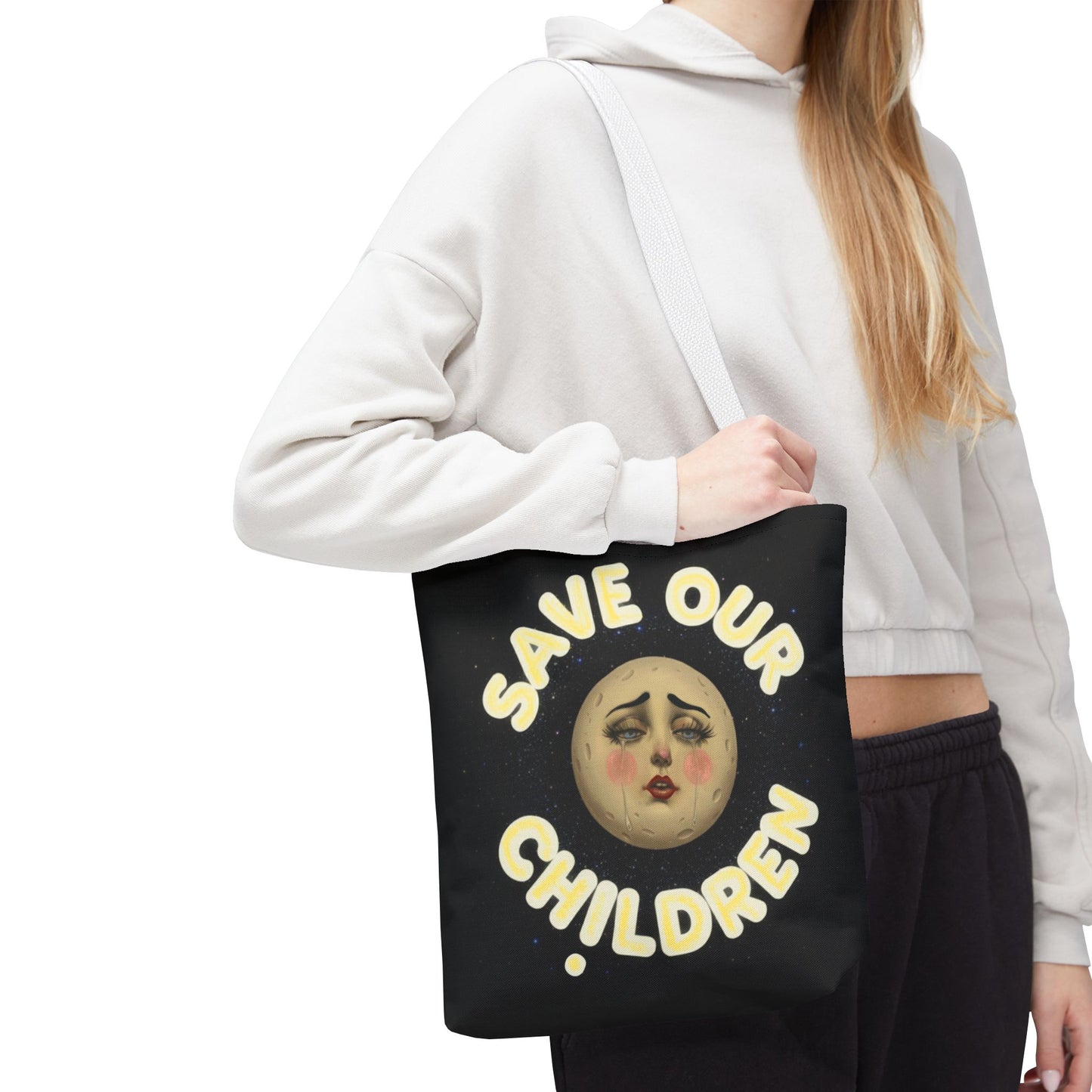 Madam Moon Canvas Tote Bag