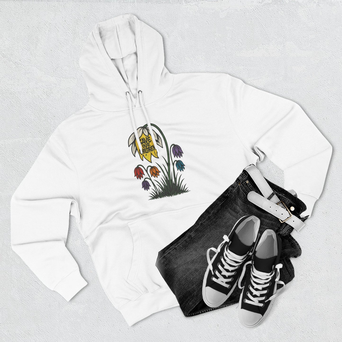 SOC Floral Fleece Hoodie