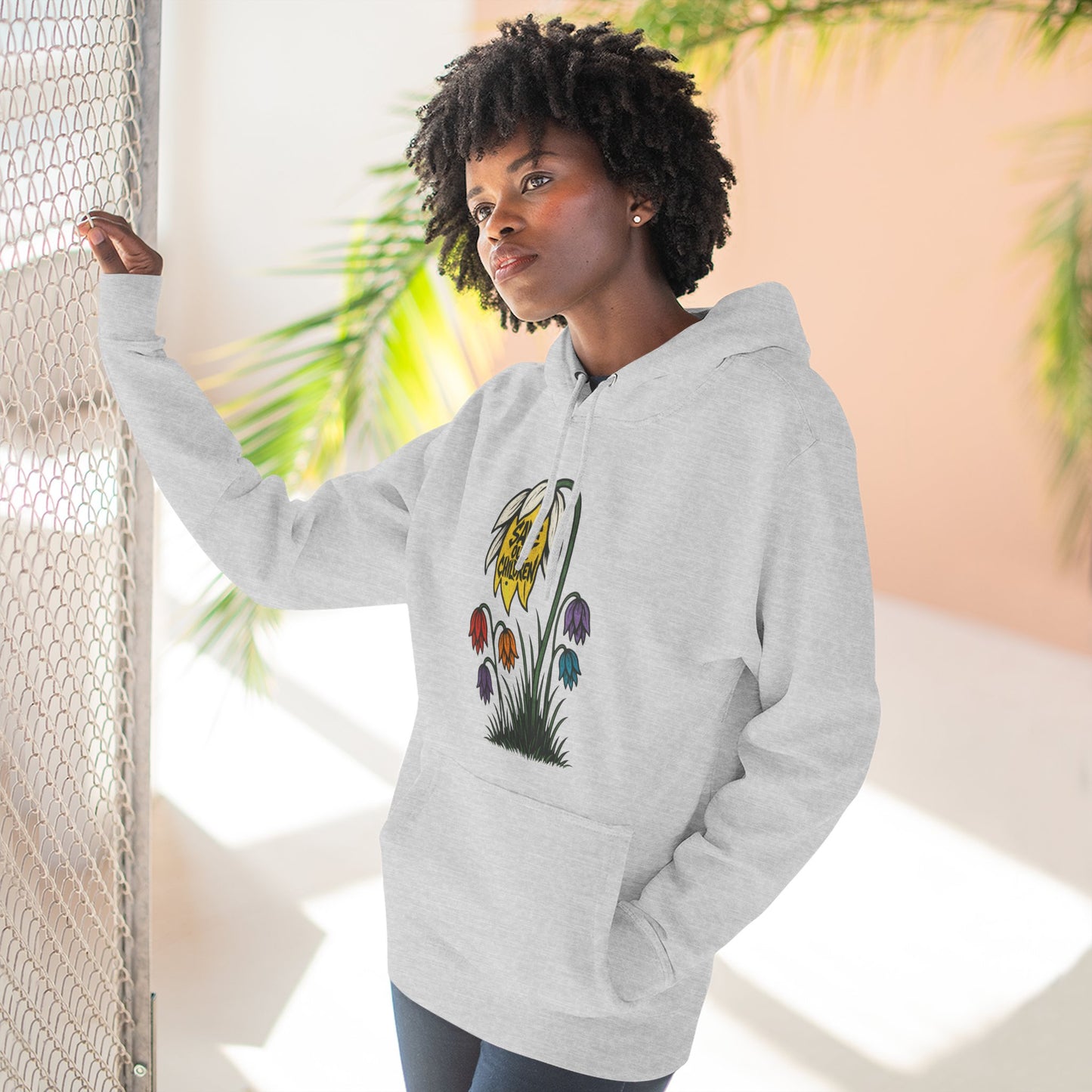 SOC Floral Fleece Hoodie