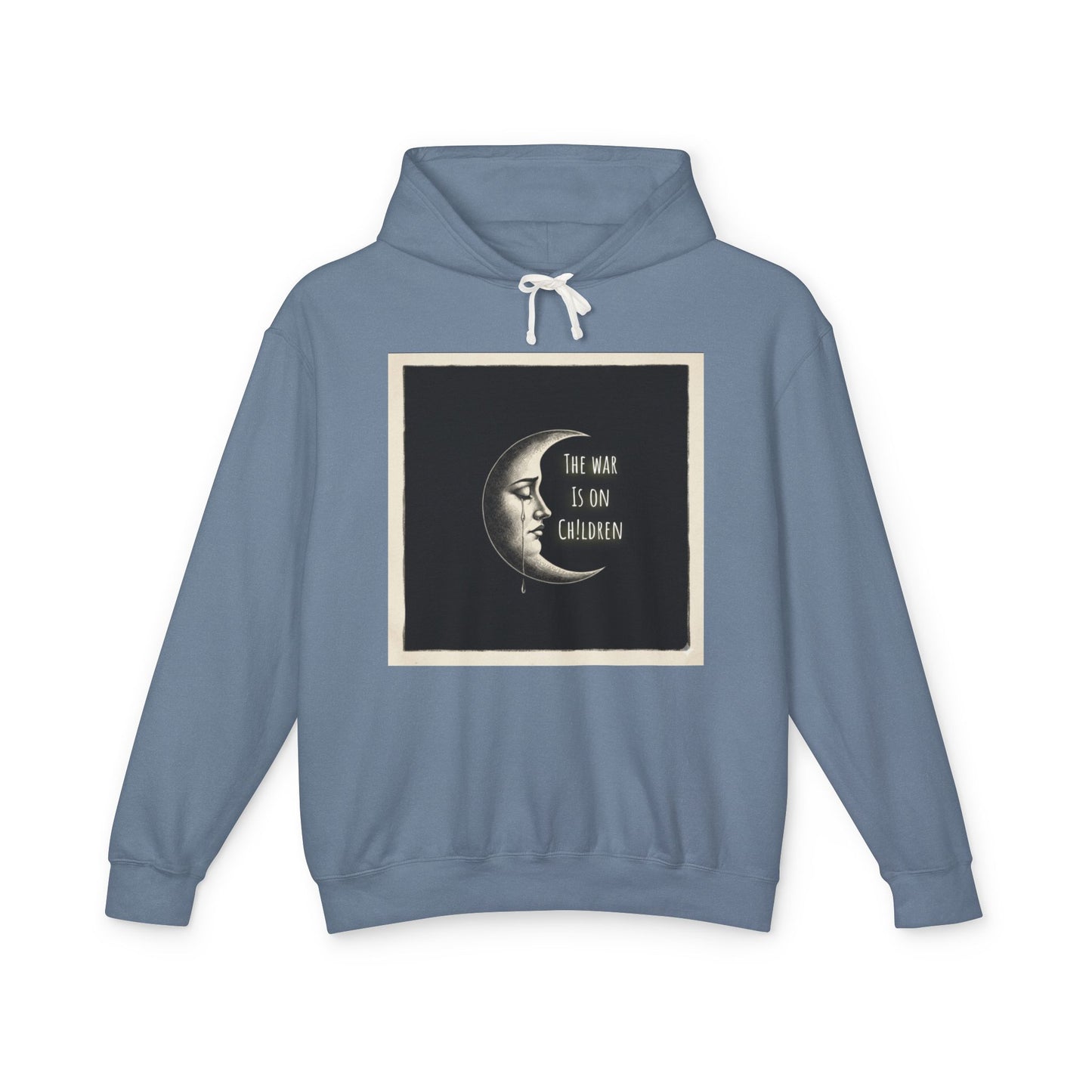 Waxing Moon - SOC Lightweight Hooded Sweatshirt (no kangaroo pocket)