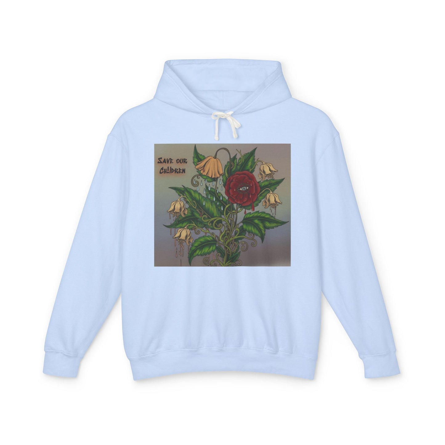 Faithful Flowers - SOC Lightweight Hooded Sweatshirt (no kangaroo pocket)