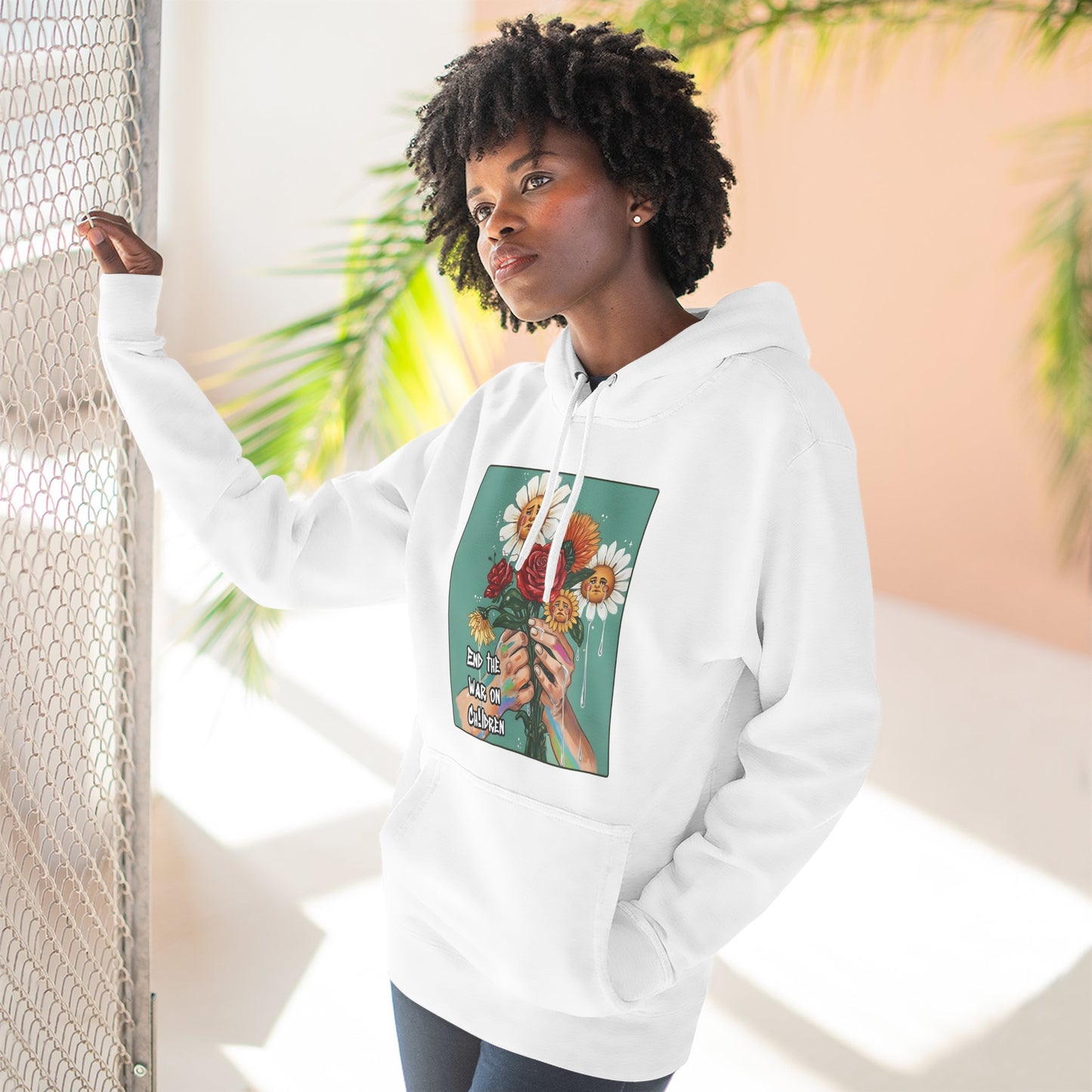 Faithful Flowers SOC Fleece Hoodie