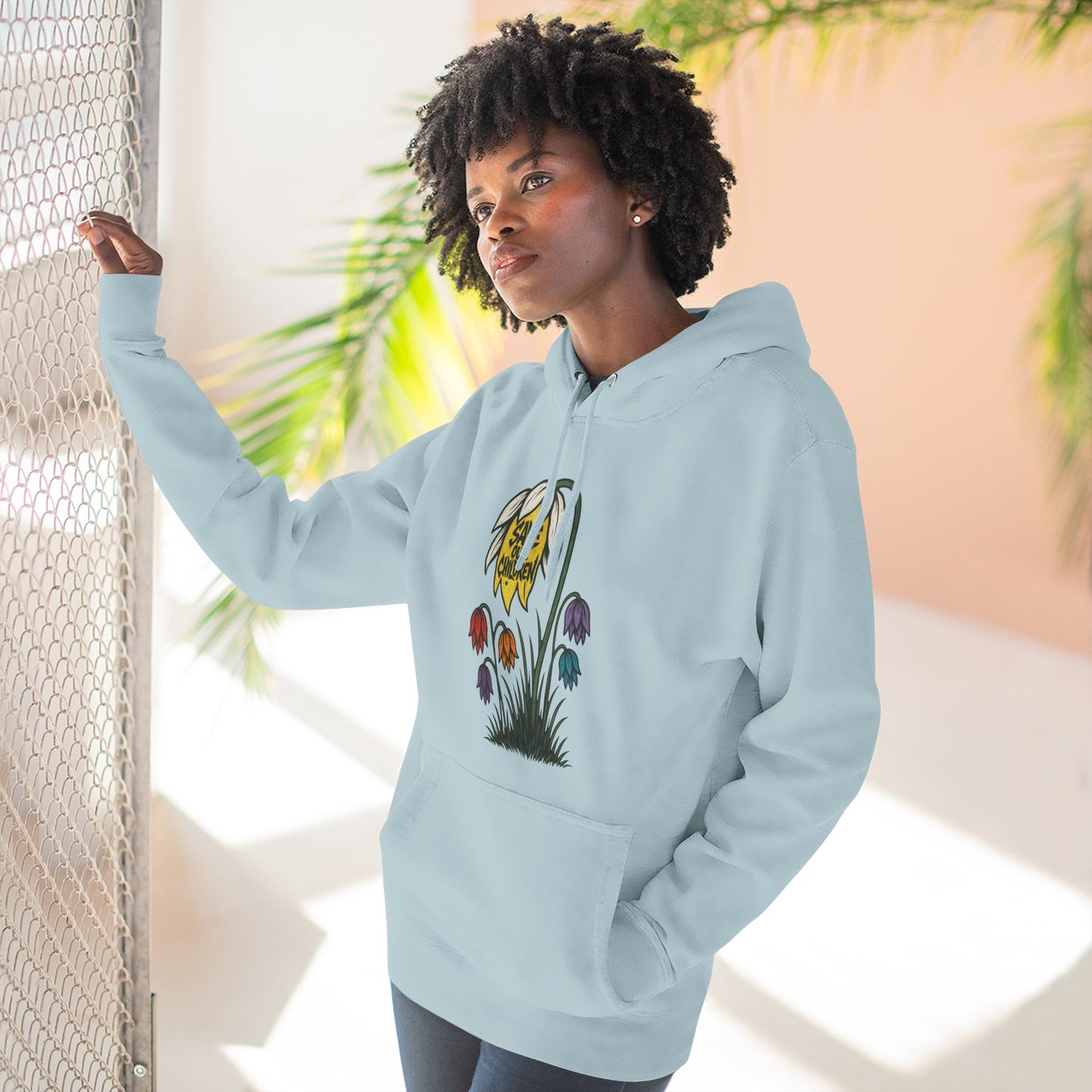 SOC Floral Fleece Hoodie