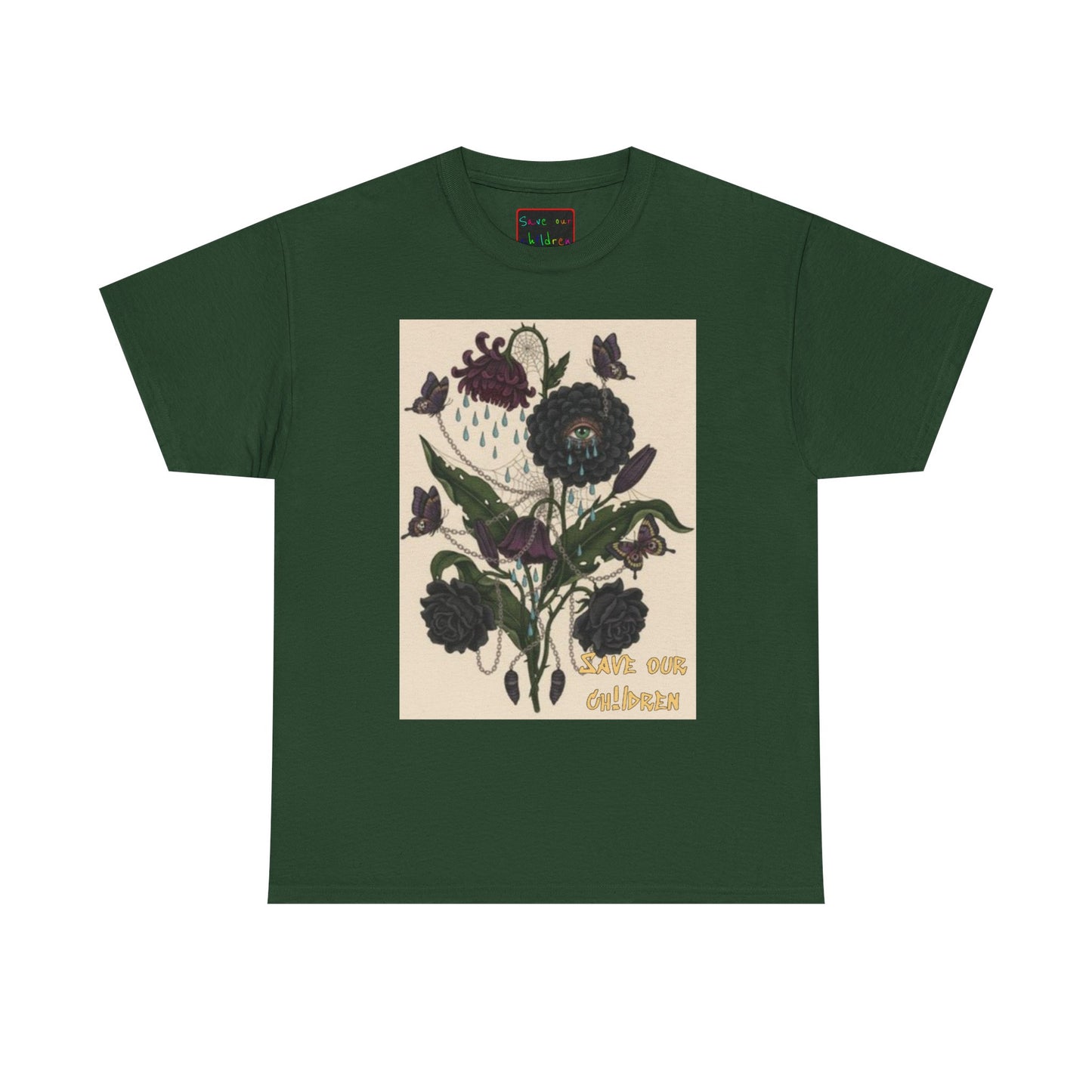 Faithful Flowers III SOC Heavy Cotton Tee