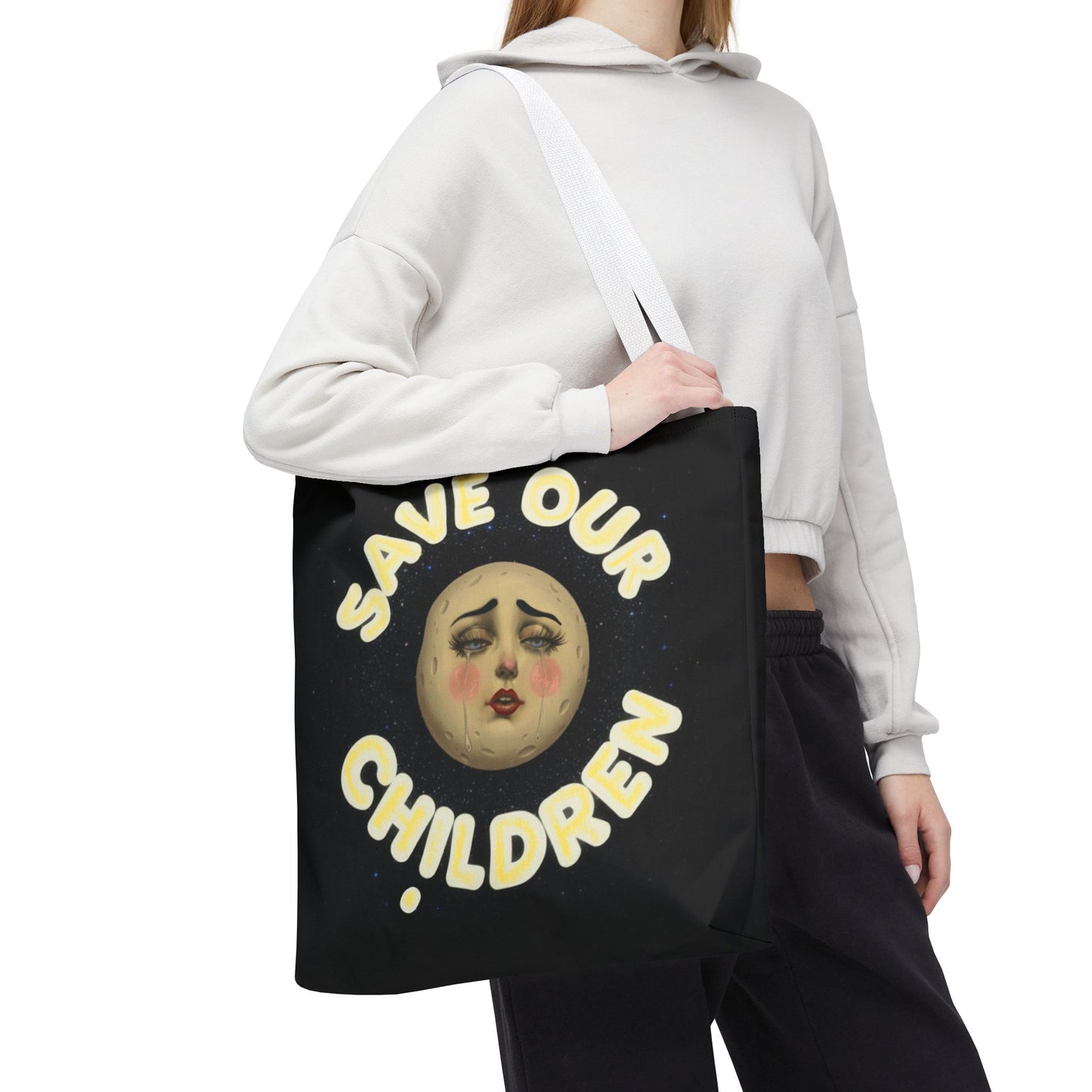 Madam Moon Canvas Tote Bag