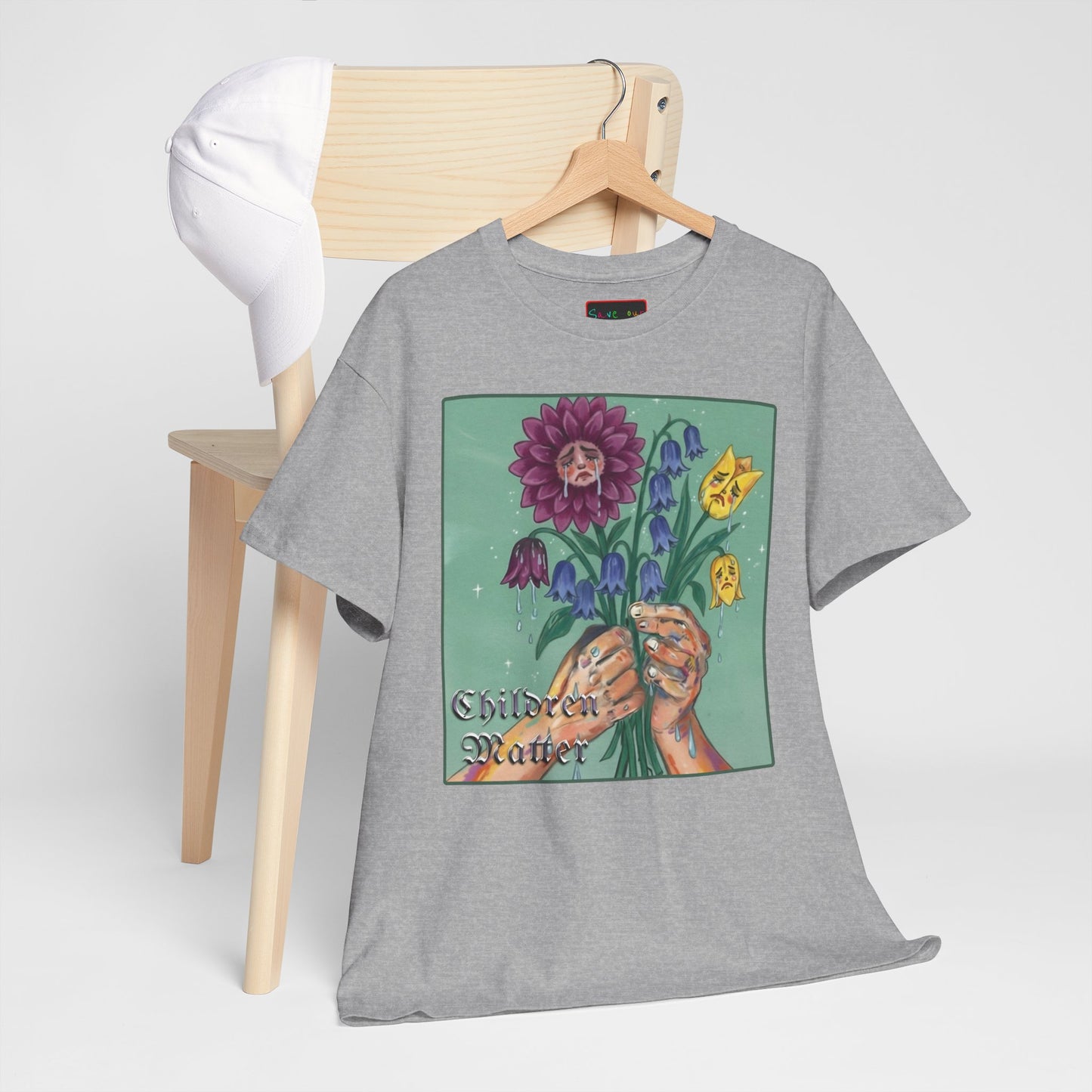 Faithful Flowers V SOC Heavy Cotton Tee