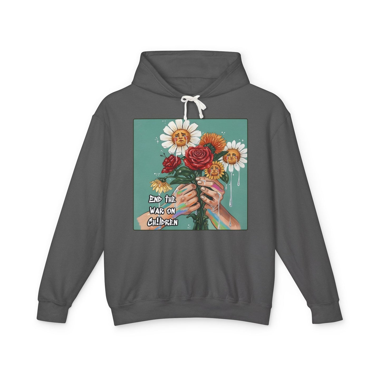 Faithful Flowers - SOC Lightweight Hooded Sweatshirt (no kangaroo pocket)