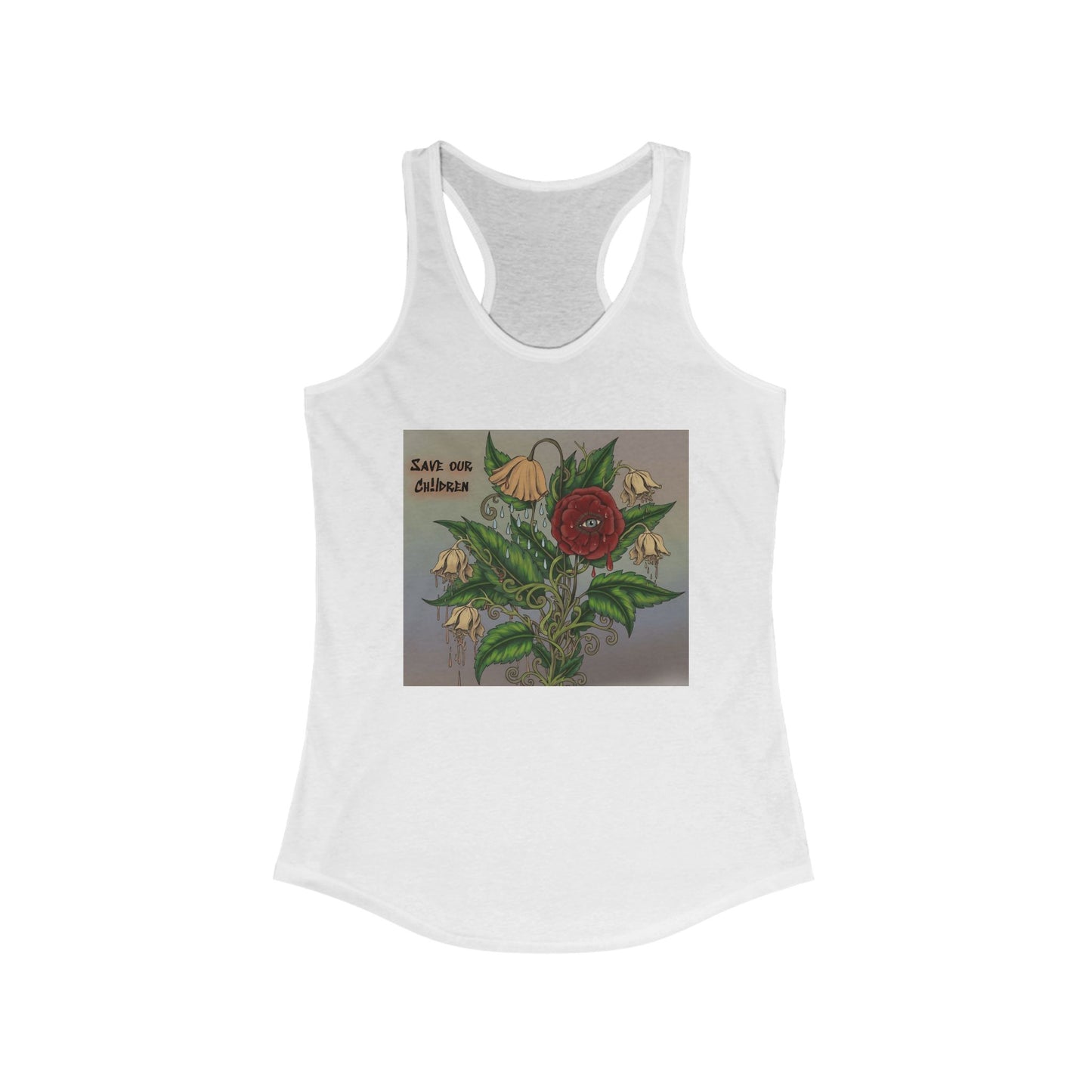 Faithful Flowers - SOC Racerback Tank