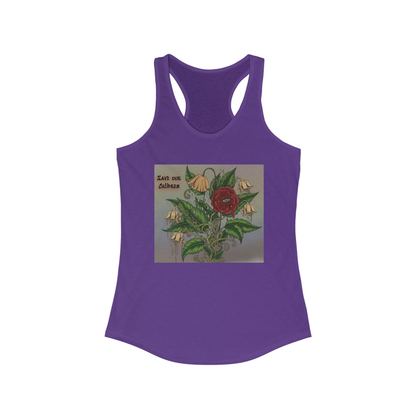Faithful Flowers - SOC Racerback Tank