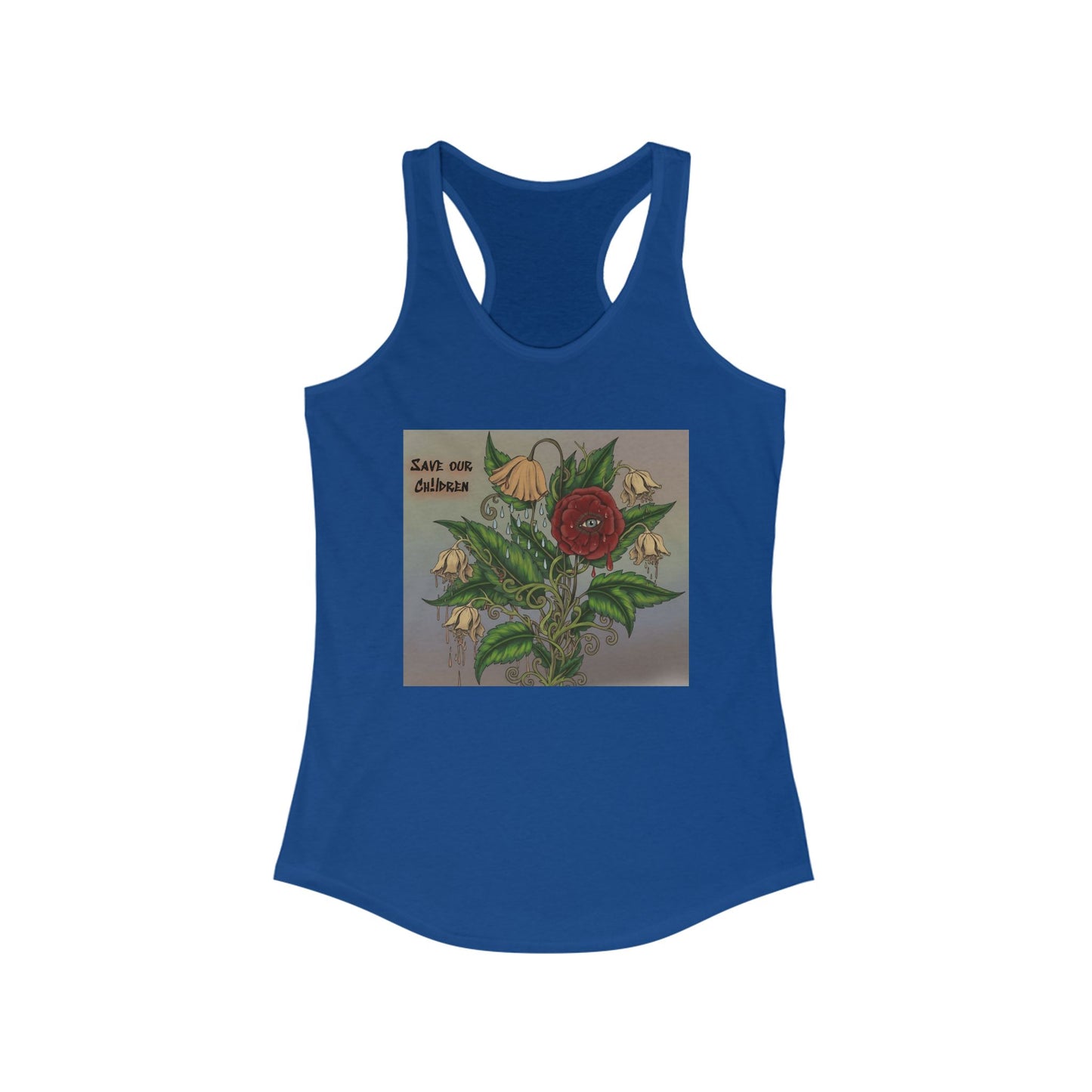 Faithful Flowers - SOC Racerback Tank