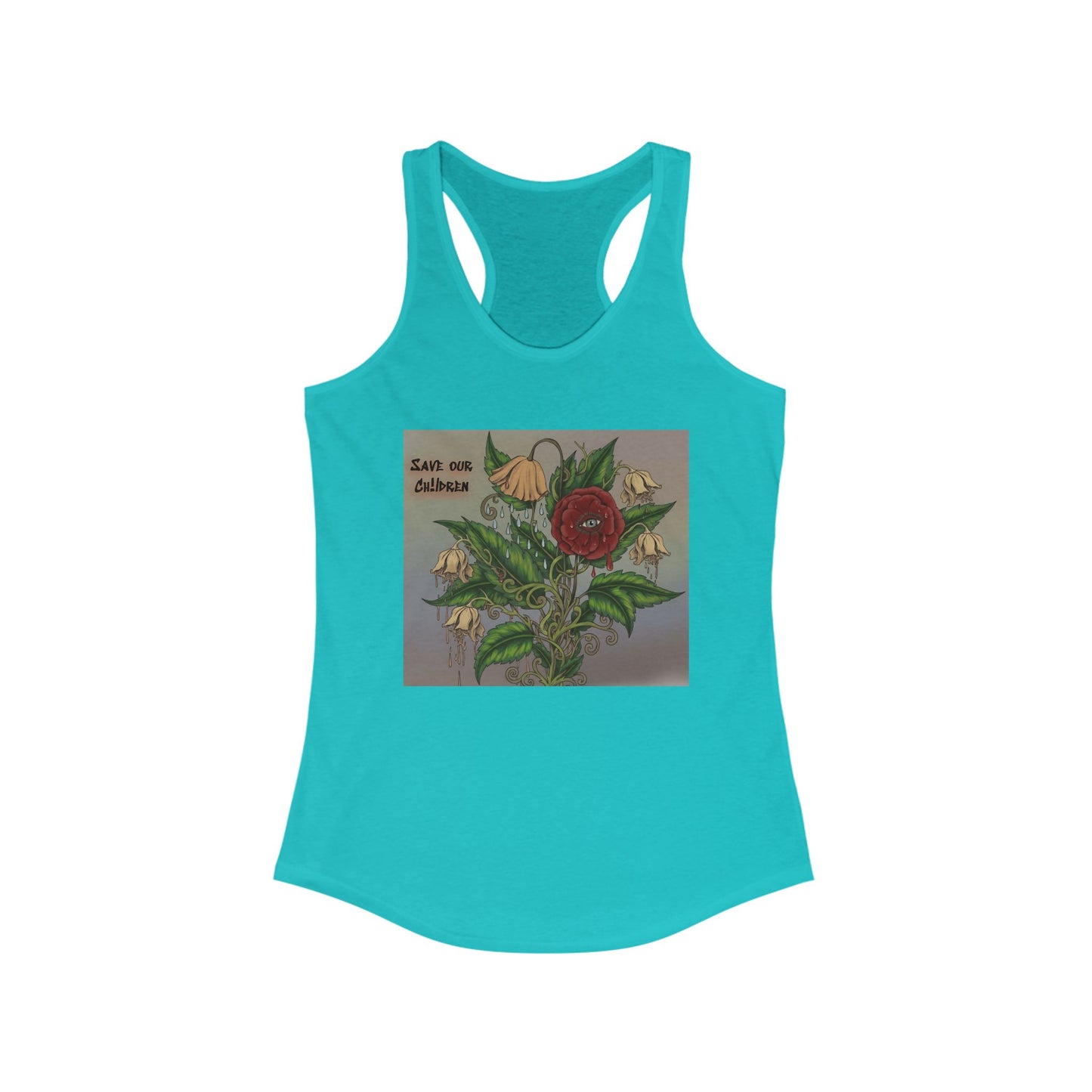 Faithful Flowers - SOC Racerback Tank