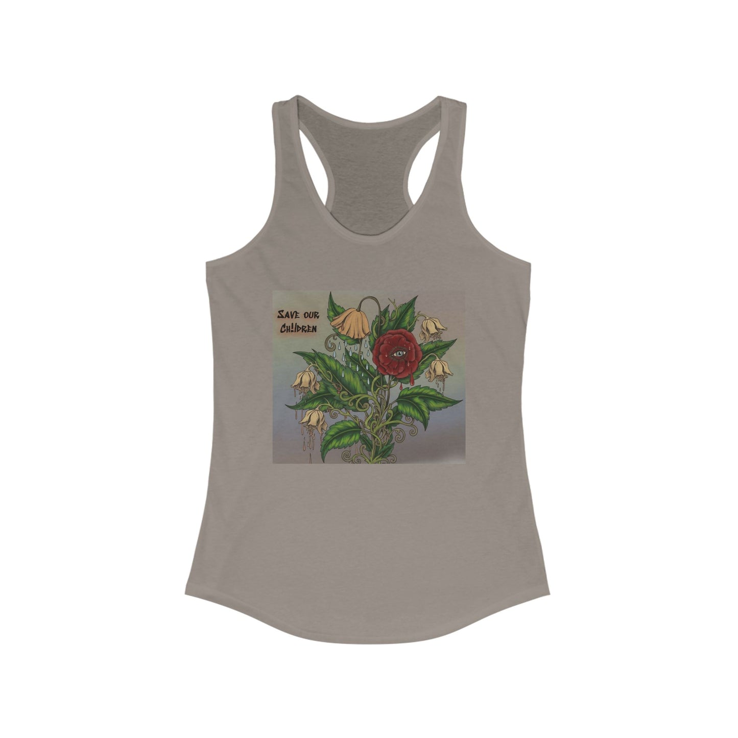 Faithful Flowers - SOC Racerback Tank