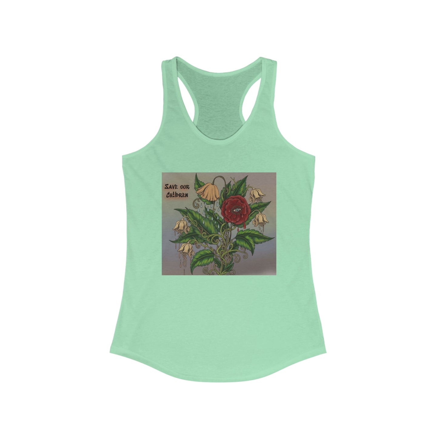 Faithful Flowers - SOC Racerback Tank