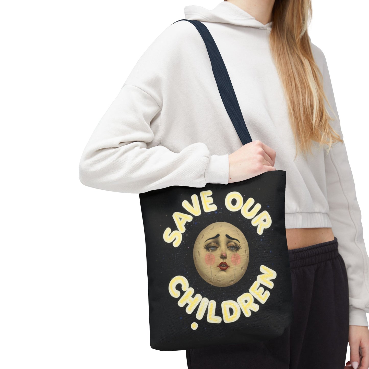 Madam Moon Canvas Tote Bag