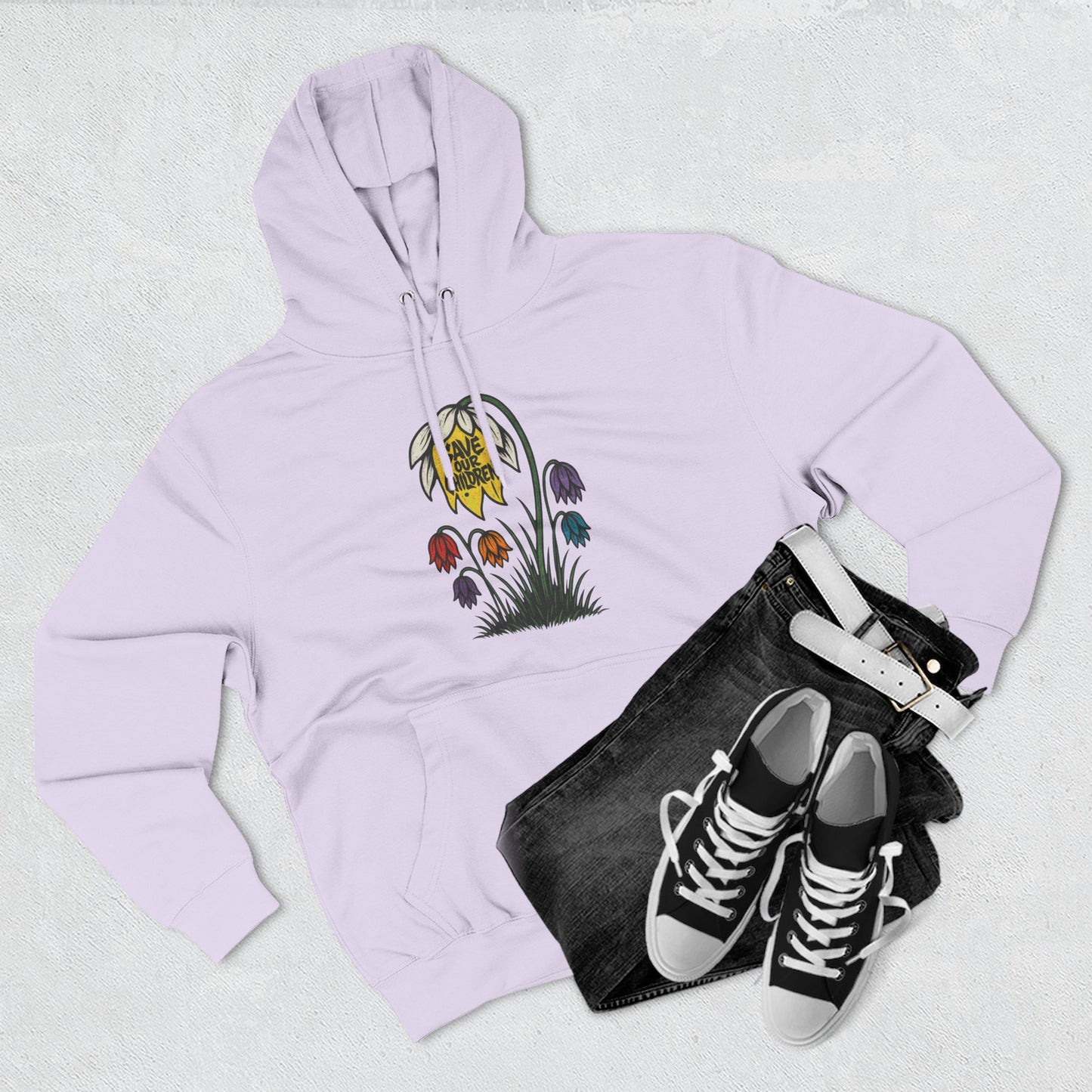 SOC Floral Fleece Hoodie