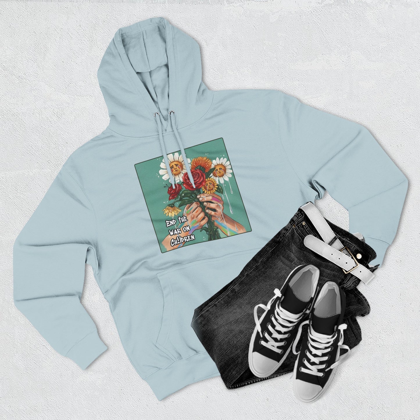 Faithful Flowers SOC Fleece Hoodie