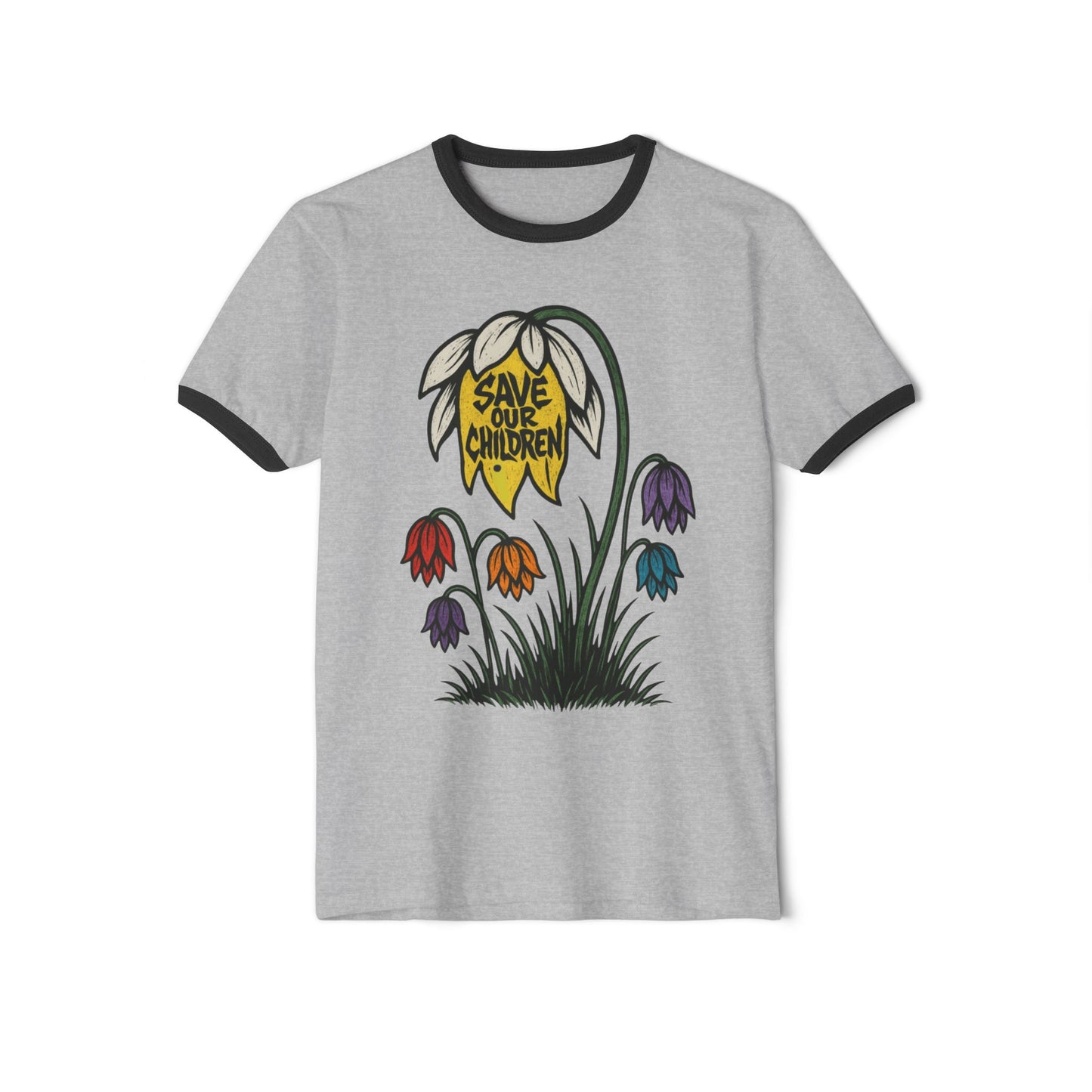 Save Our Ch!ldren Ringer T-Shirt