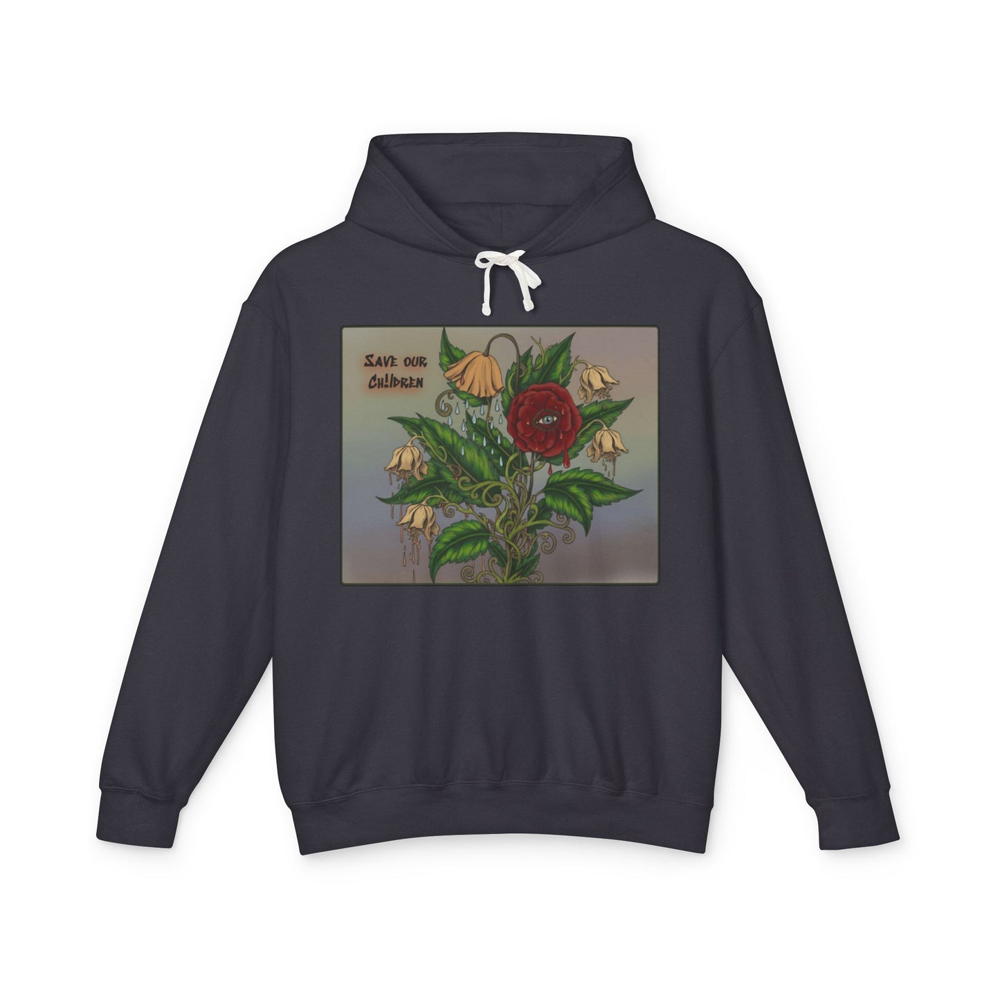 Faithful Flowers II - SOC Lightweight Hooded Sweatshirt (no kangaroo pocket)