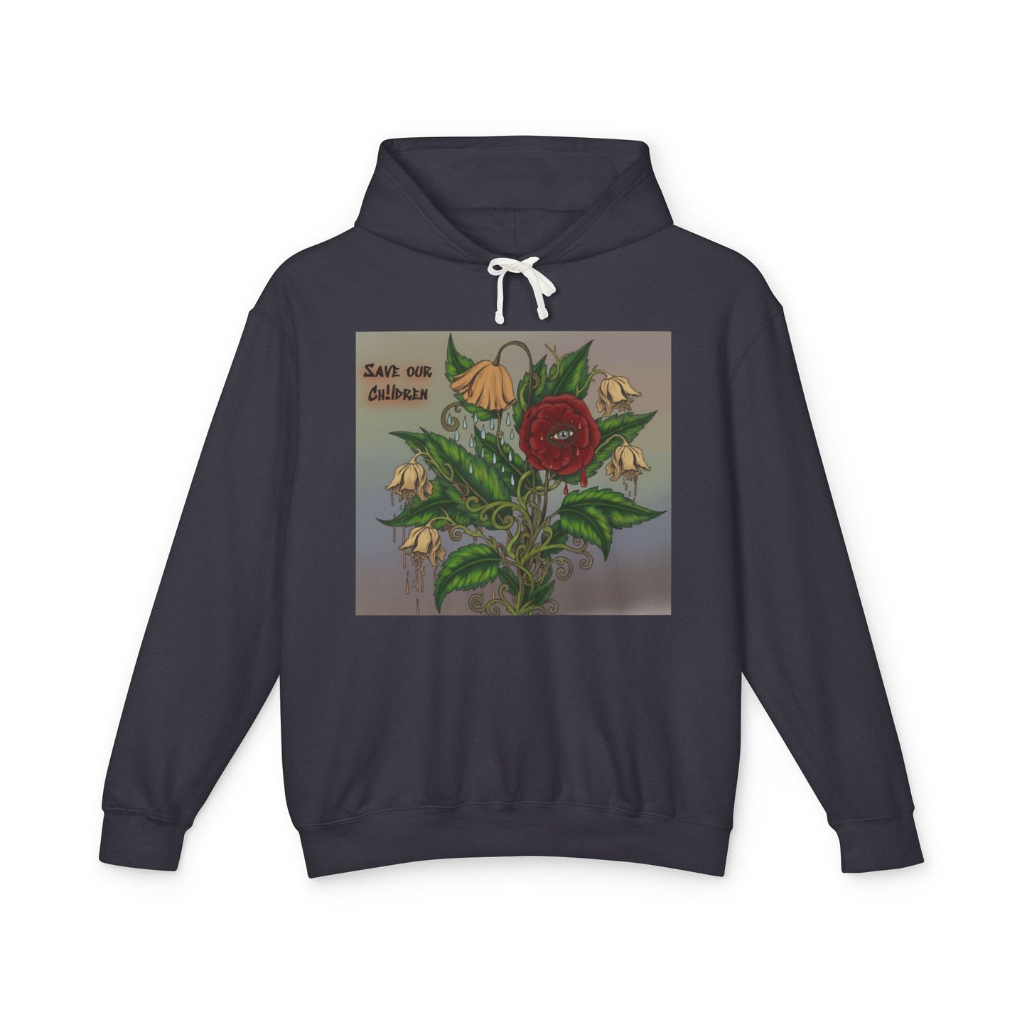 Faithful Flowers - SOC Lightweight Hooded Sweatshirt (no kangaroo pocket)