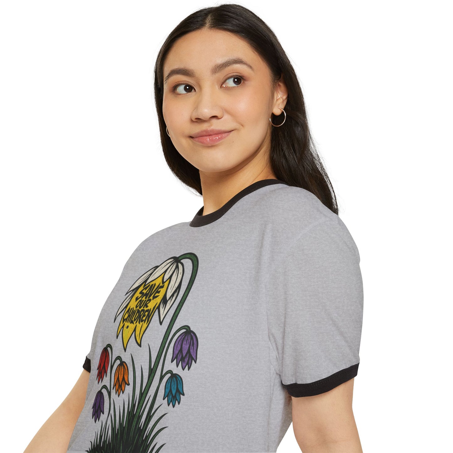 Save Our Ch!ldren Ringer T-Shirt