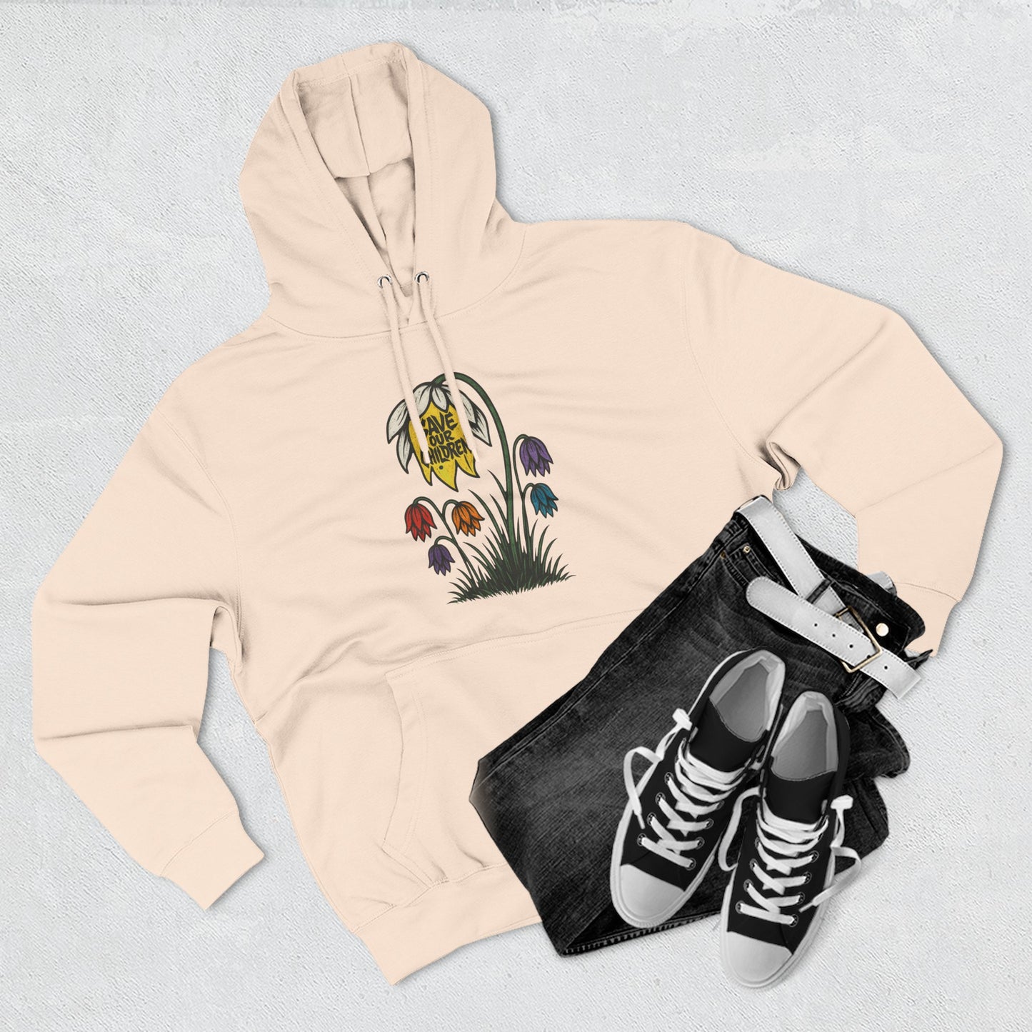 SOC Floral Fleece Hoodie