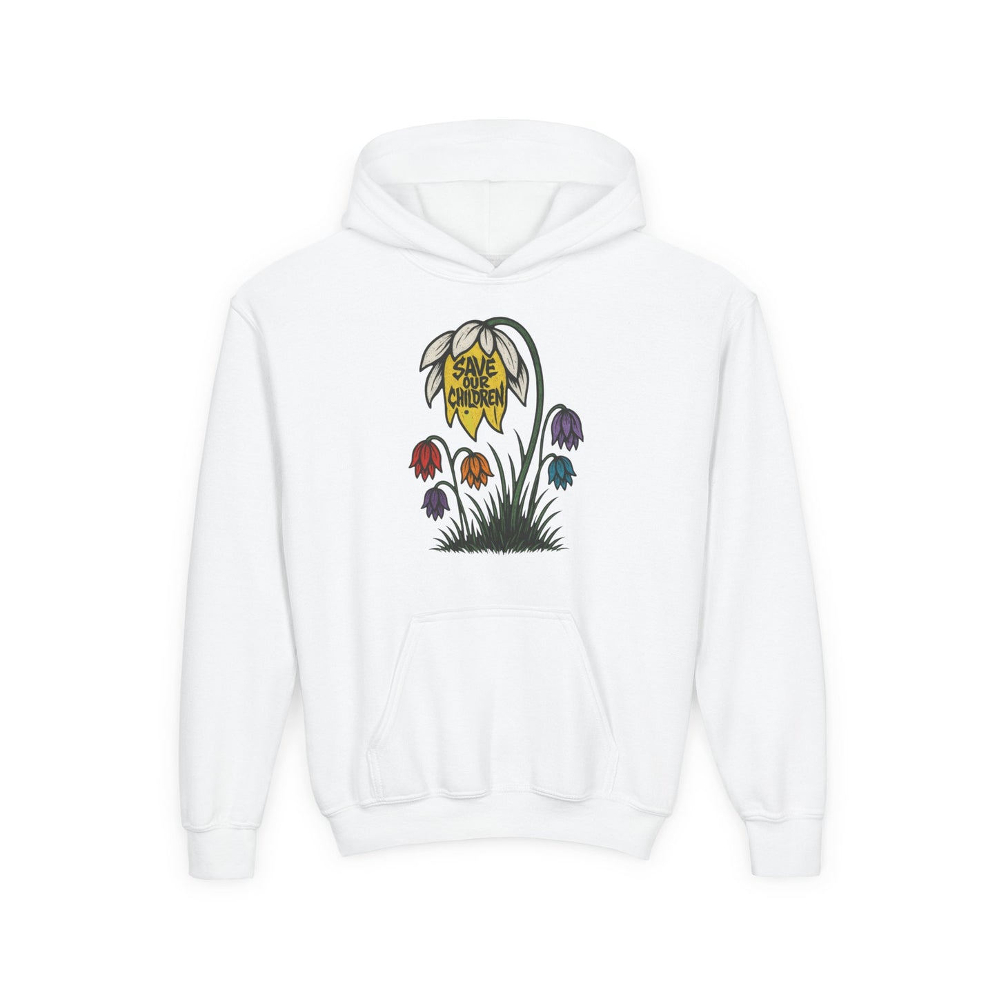 "Save Our Ch!ldren" Eco-Friendly Hoodie for Kids