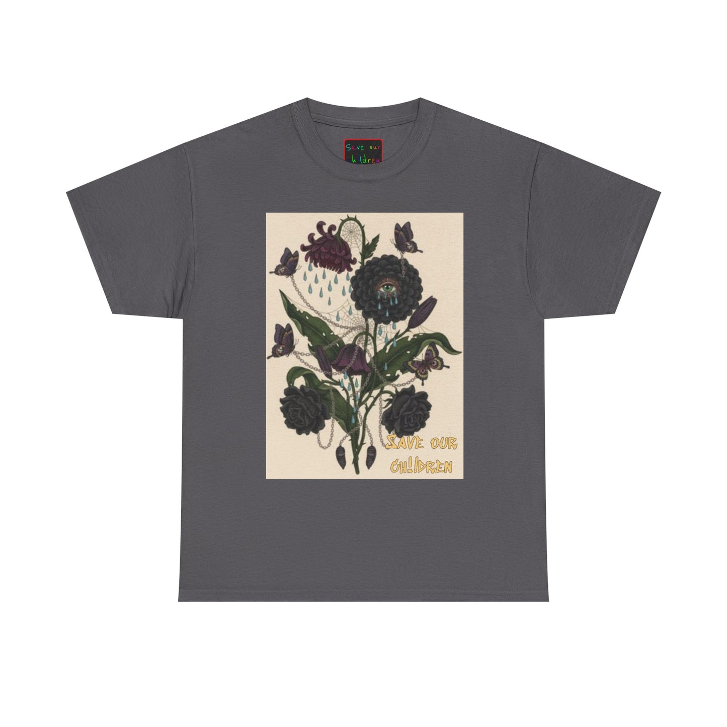 Faithful Flowers III SOC Heavy Cotton Tee