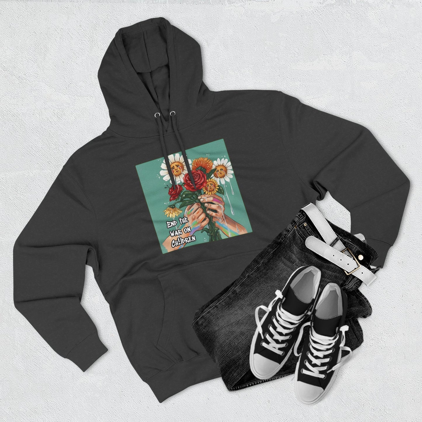 Faithful Flowers SOC Fleece Hoodie