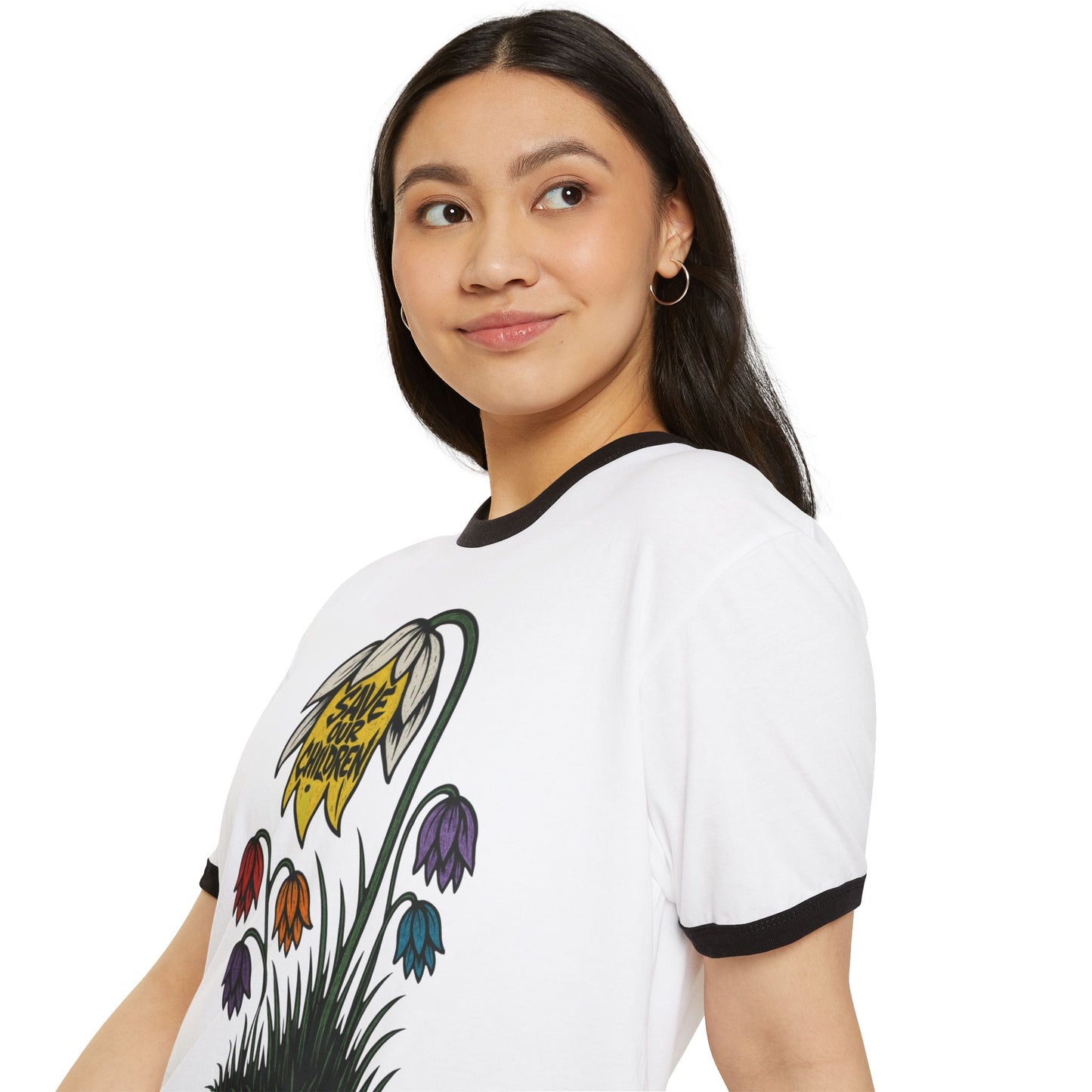 Save Our Ch!ldren Ringer T-Shirt