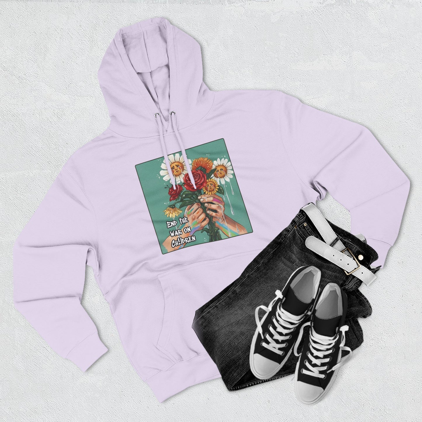 Faithful Flowers SOC Fleece Hoodie