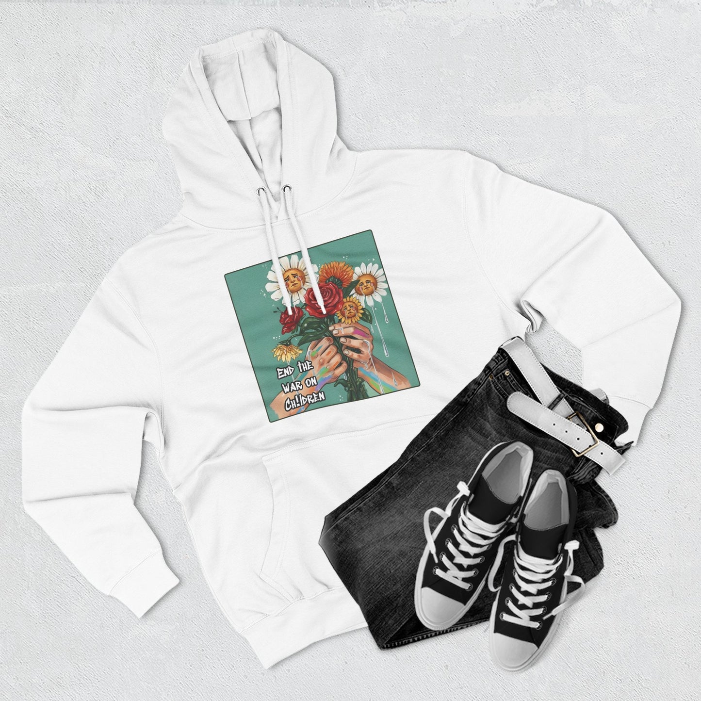 Faithful Flowers SOC Fleece Hoodie